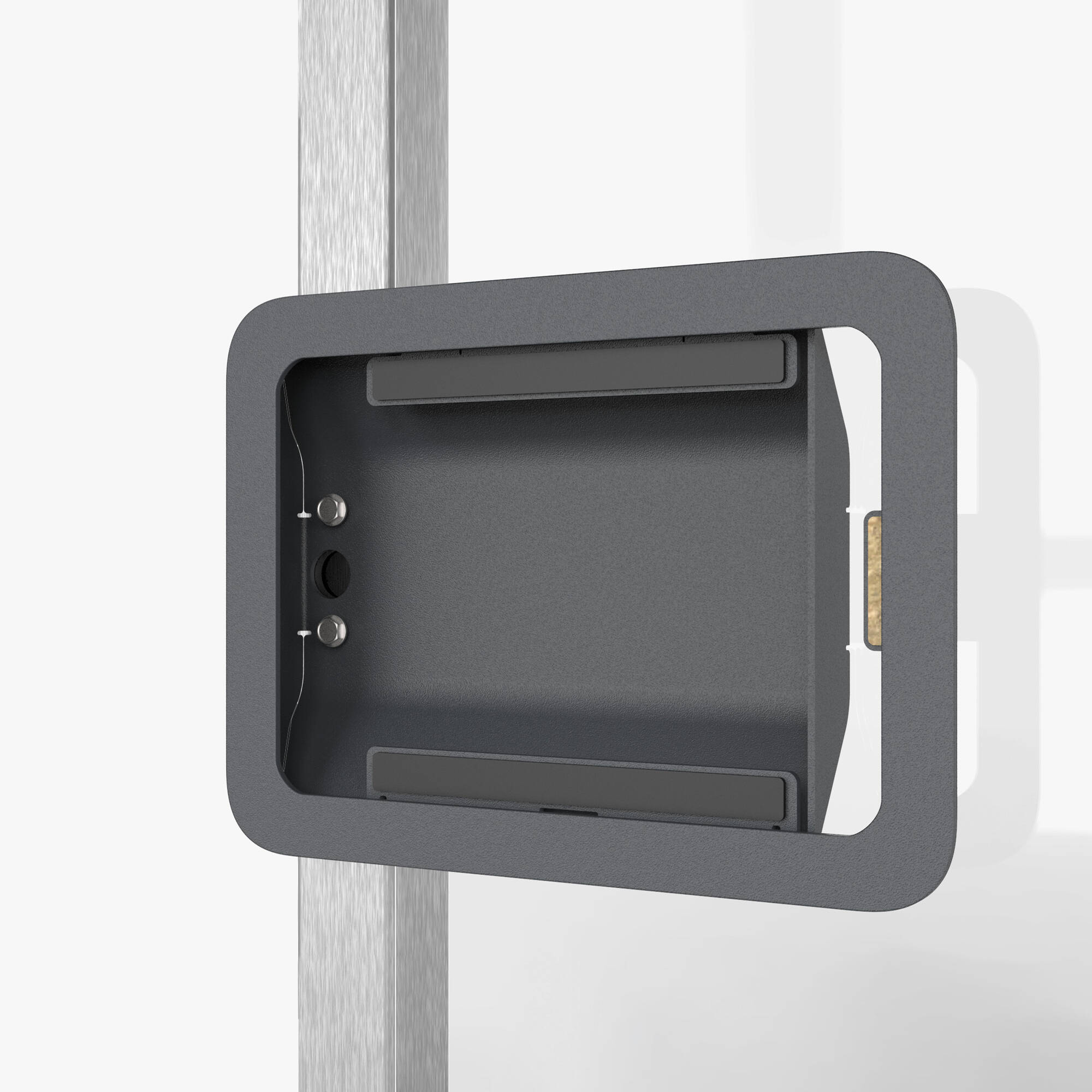 Heckler side mount for iPad mini 6th generation in black and gray — view 3
