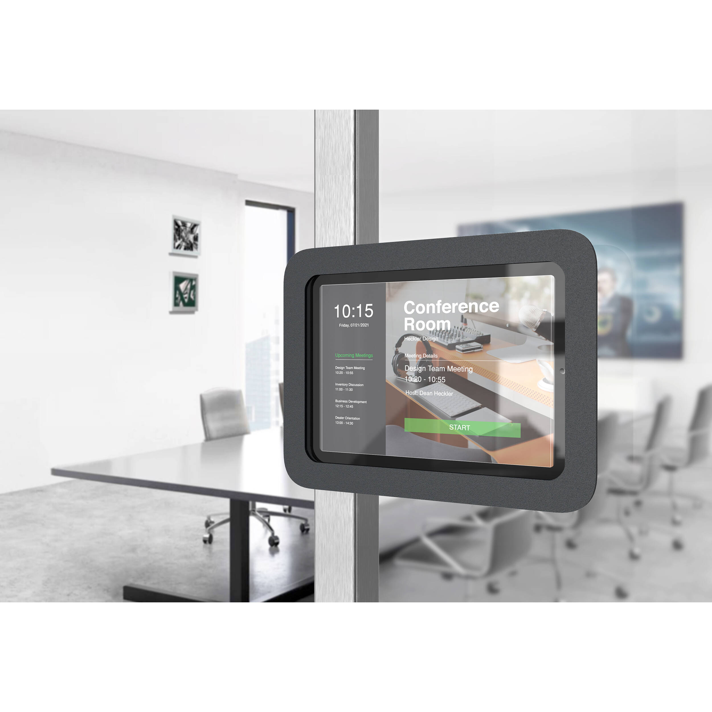 Heckler side mount for iPad mini 6th generation in black and gray — view 5
