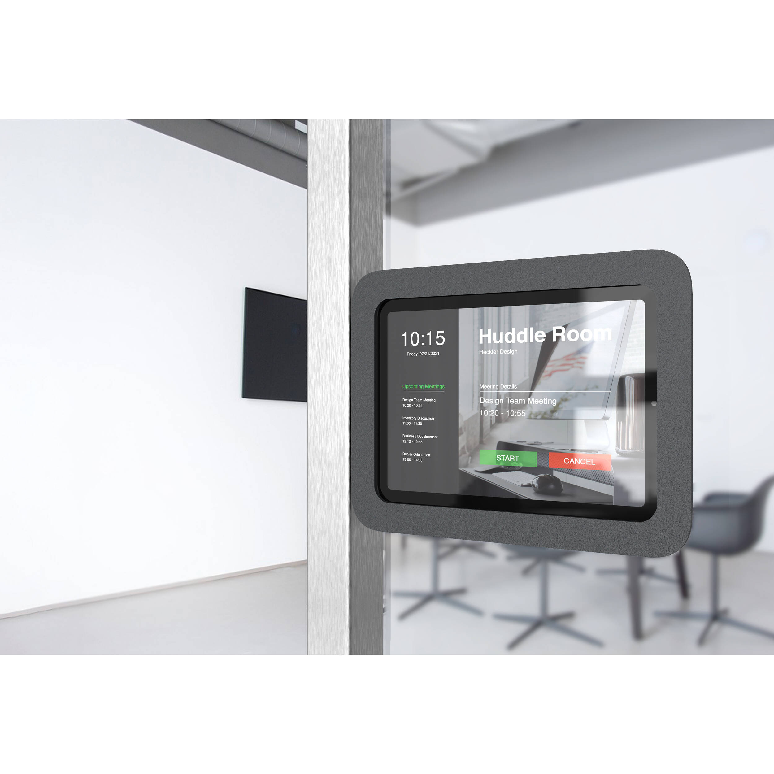 Heckler side mount for iPad mini 6th generation in black and gray — view 9