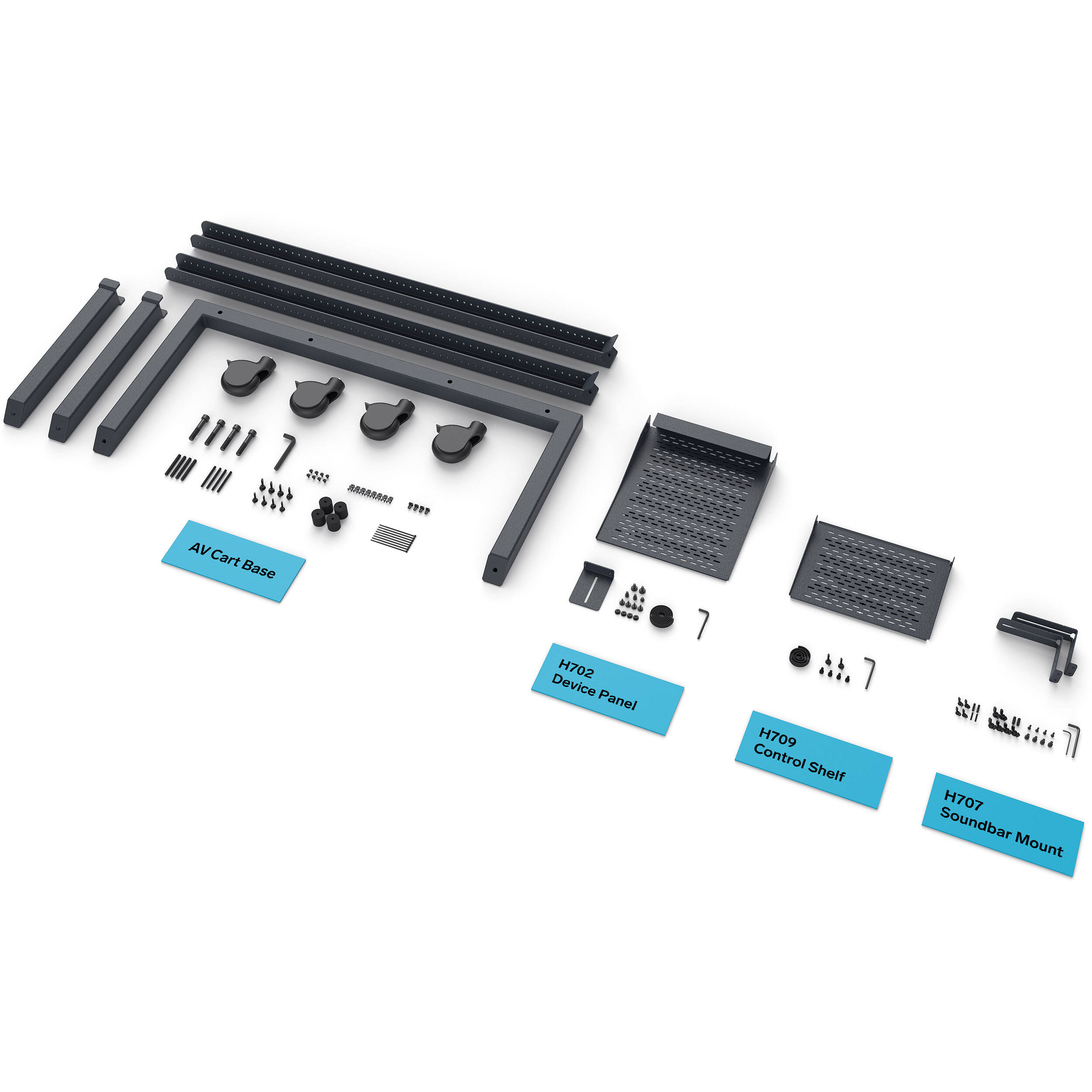 AV Cart Prime - Black Grey — view 14
