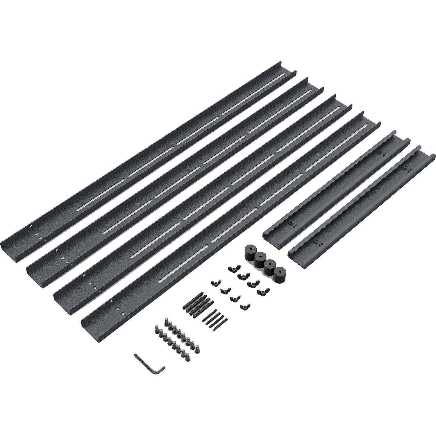 Dual Display Kit for Av Cart - Black Grey