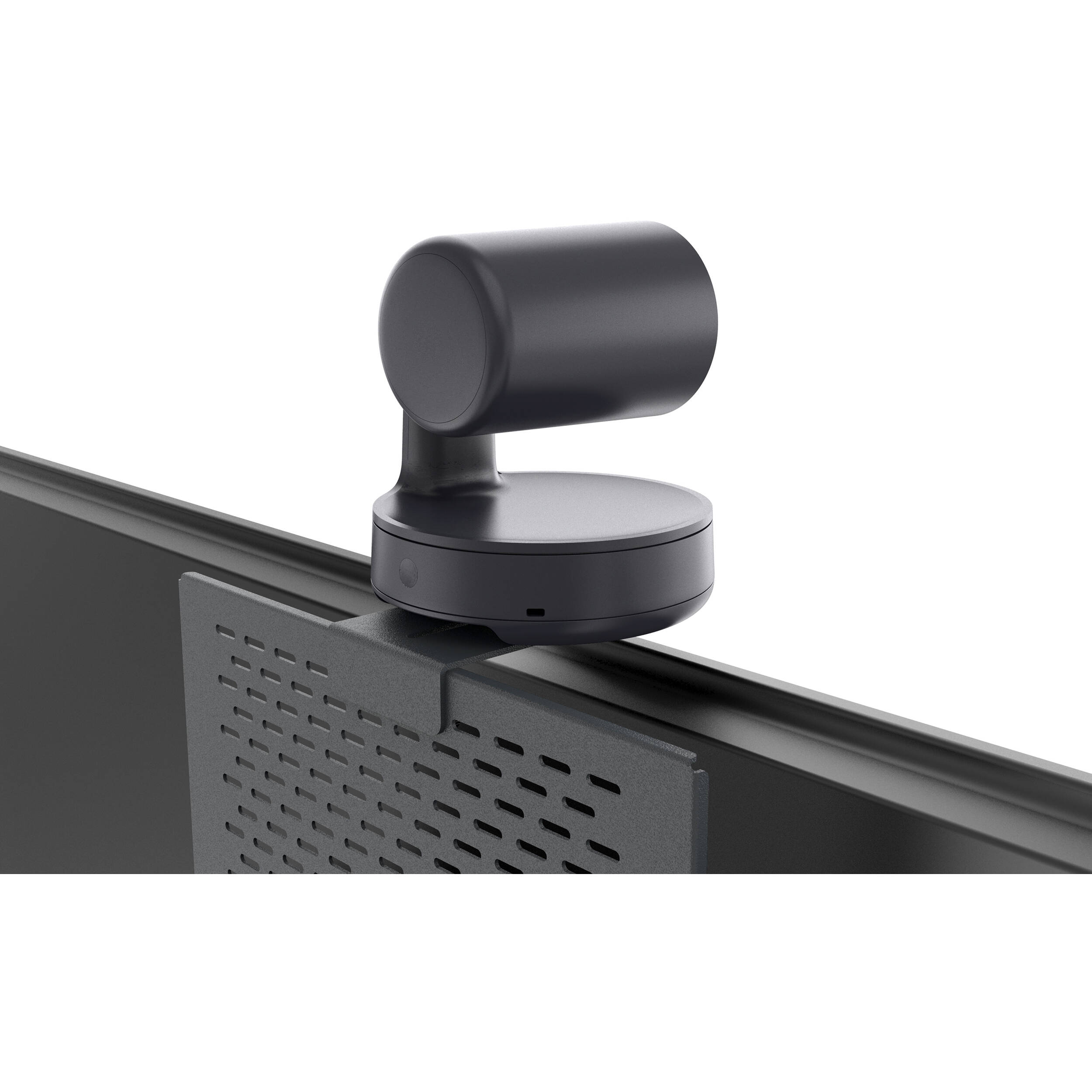 Heckler Design H702-BG black grey device panel for AV cart mounting conferencing cameras and video bars — view 3