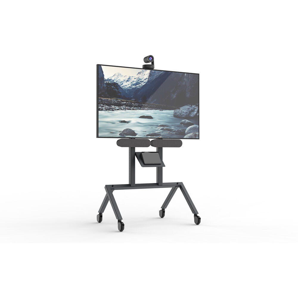 Heckler Design soundbar mount for Heckler AV cart in a professional AV setup — view 10