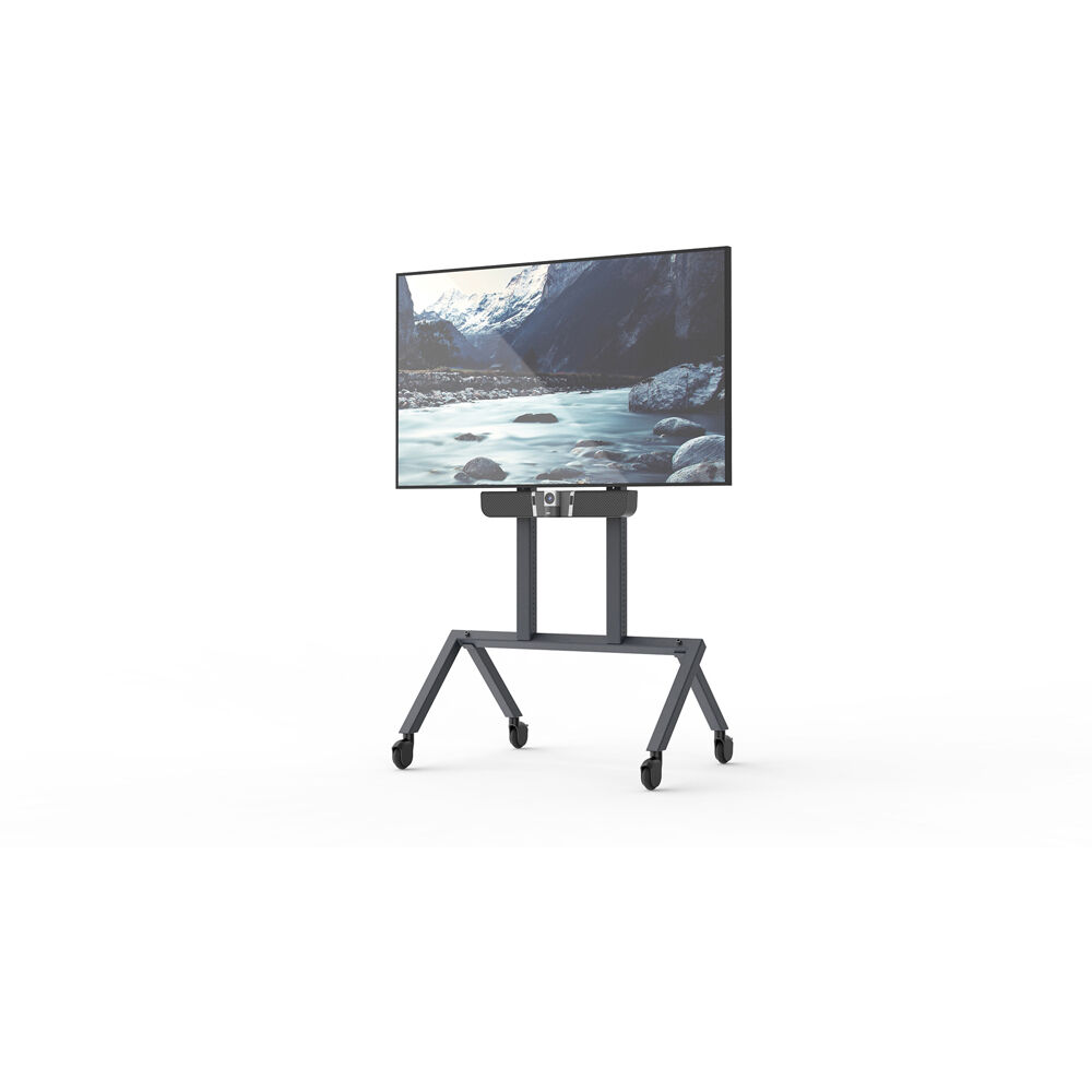 Heckler Design soundbar mount for Heckler AV cart in a professional AV setup — view 17