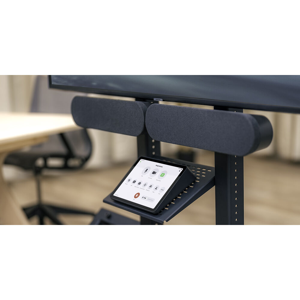 Heckler Design soundbar mount for Heckler AV cart in a professional AV setup — view 20
