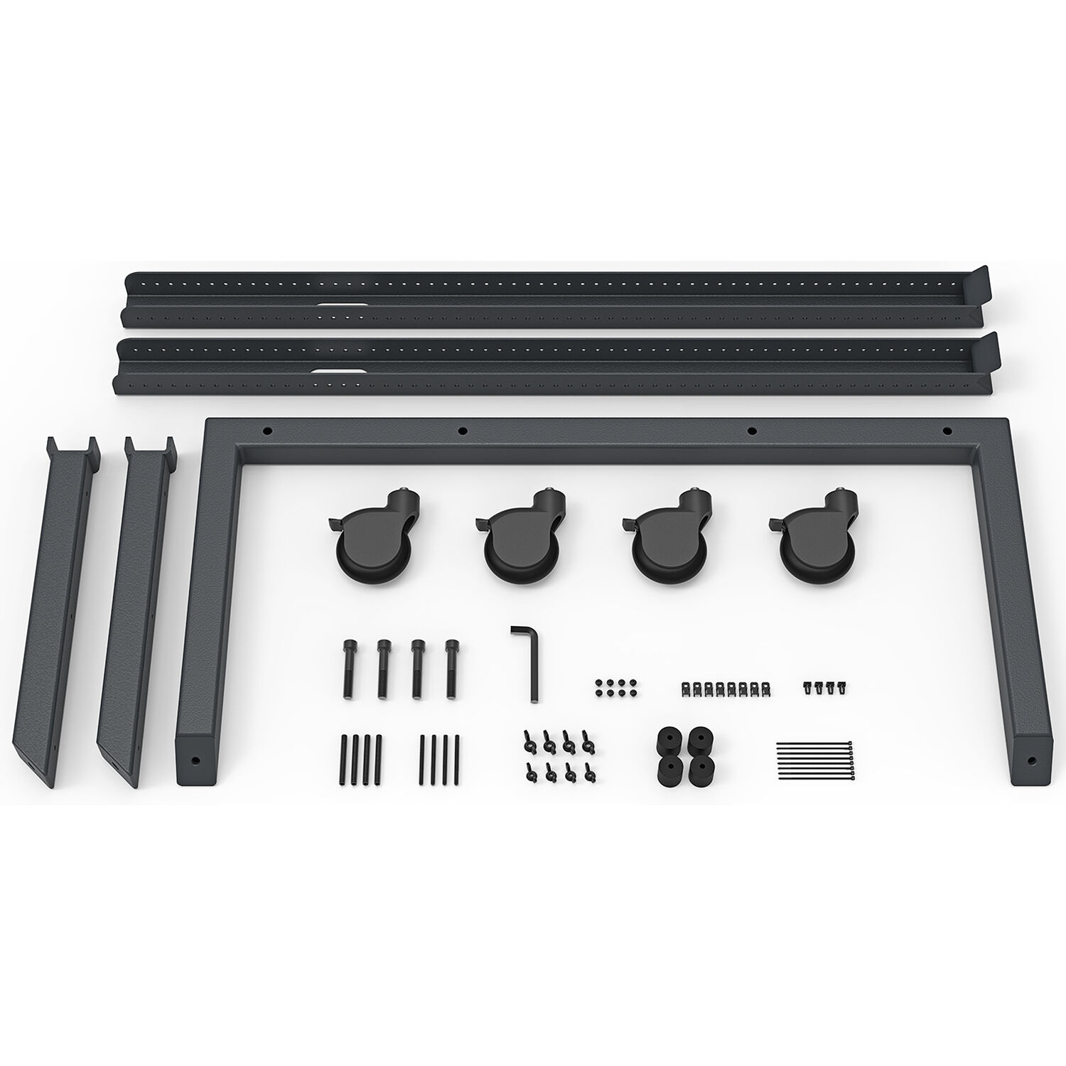 Base AV Cart Base Configuration - Black Grey — view 13