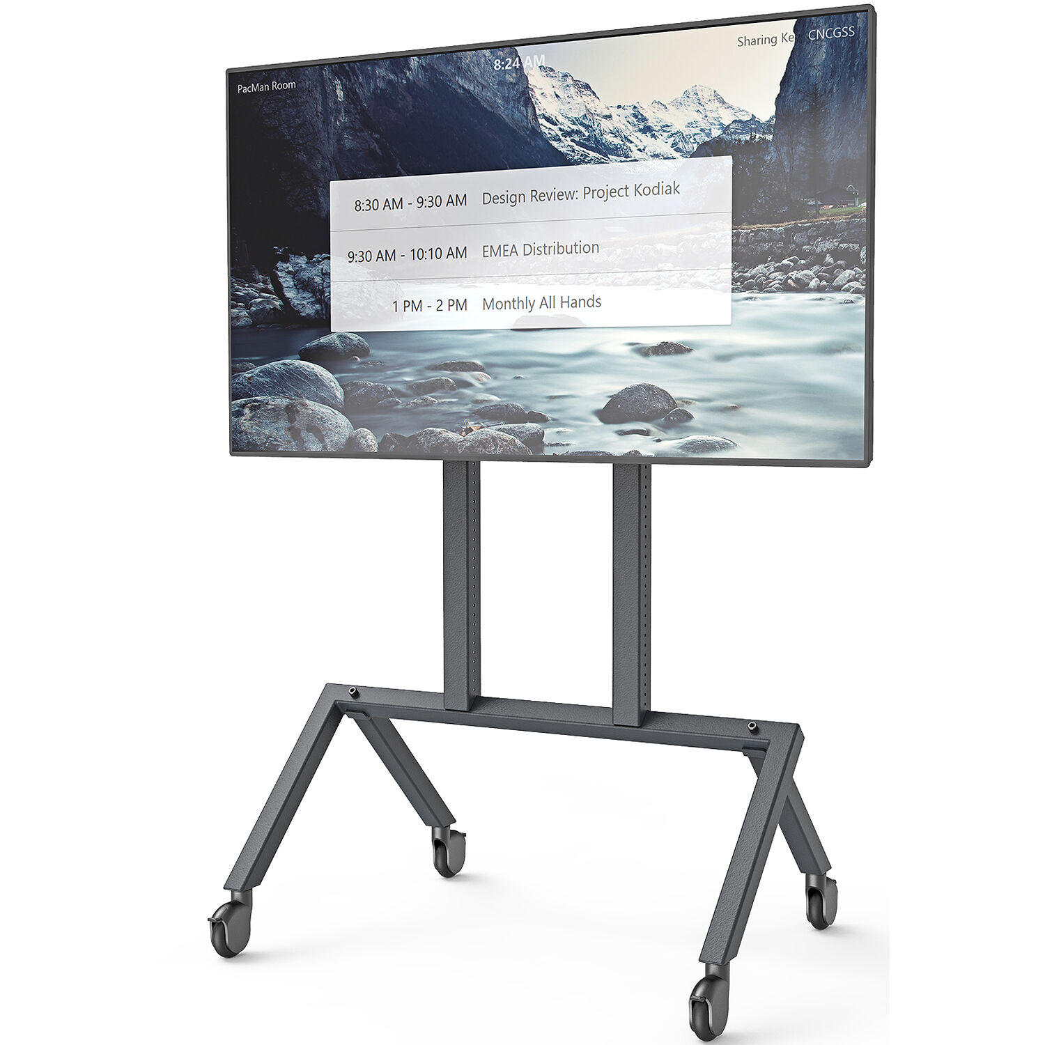 Base AV Cart Base Configuration - Black Grey — view 3