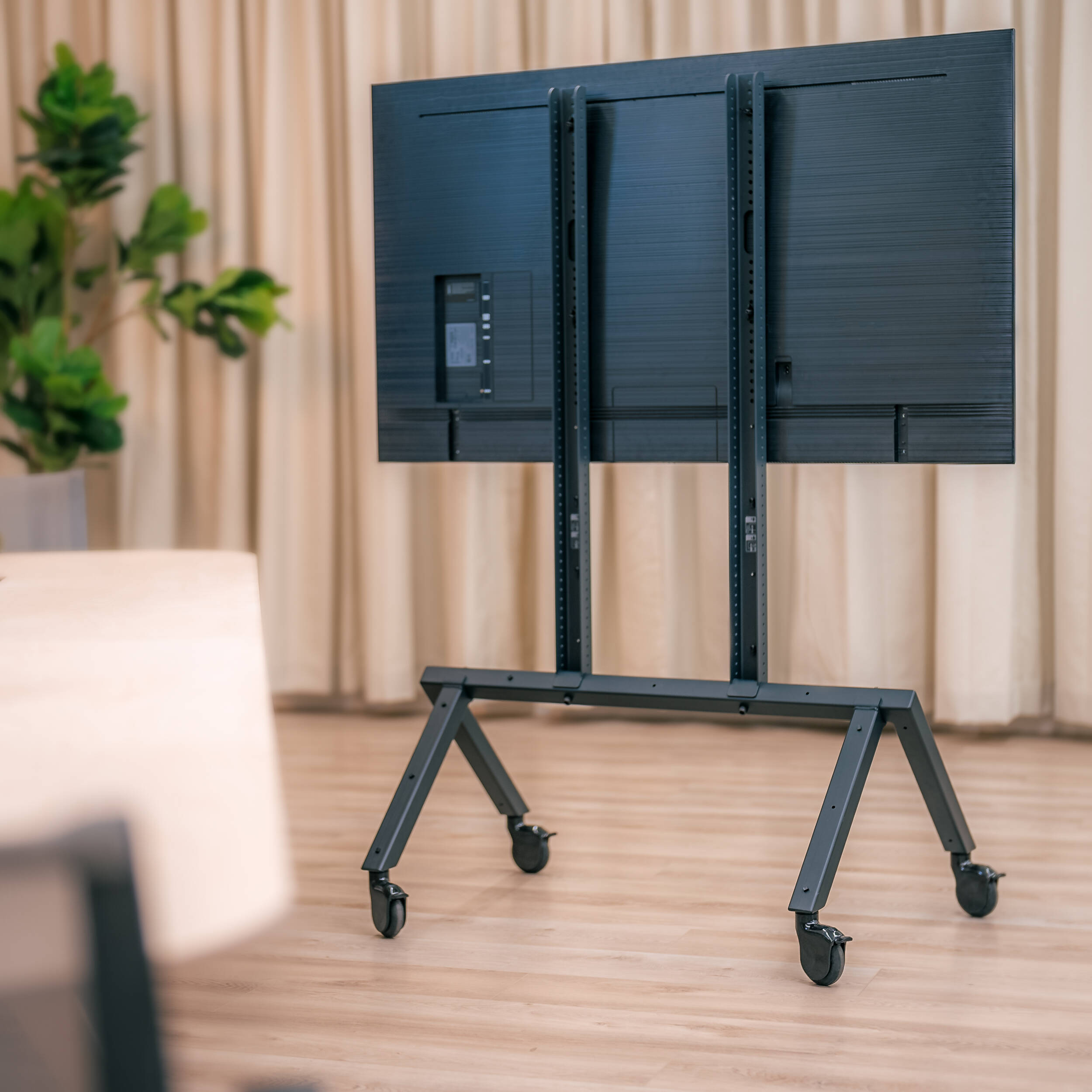 Base AV Cart Base Configuration - Black Grey — view 8