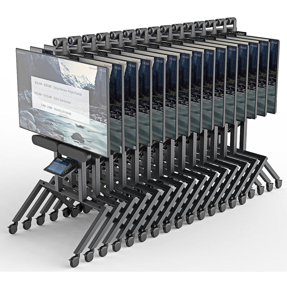 AV Cart for Logitech Rally Plus - Black Grey — view 10