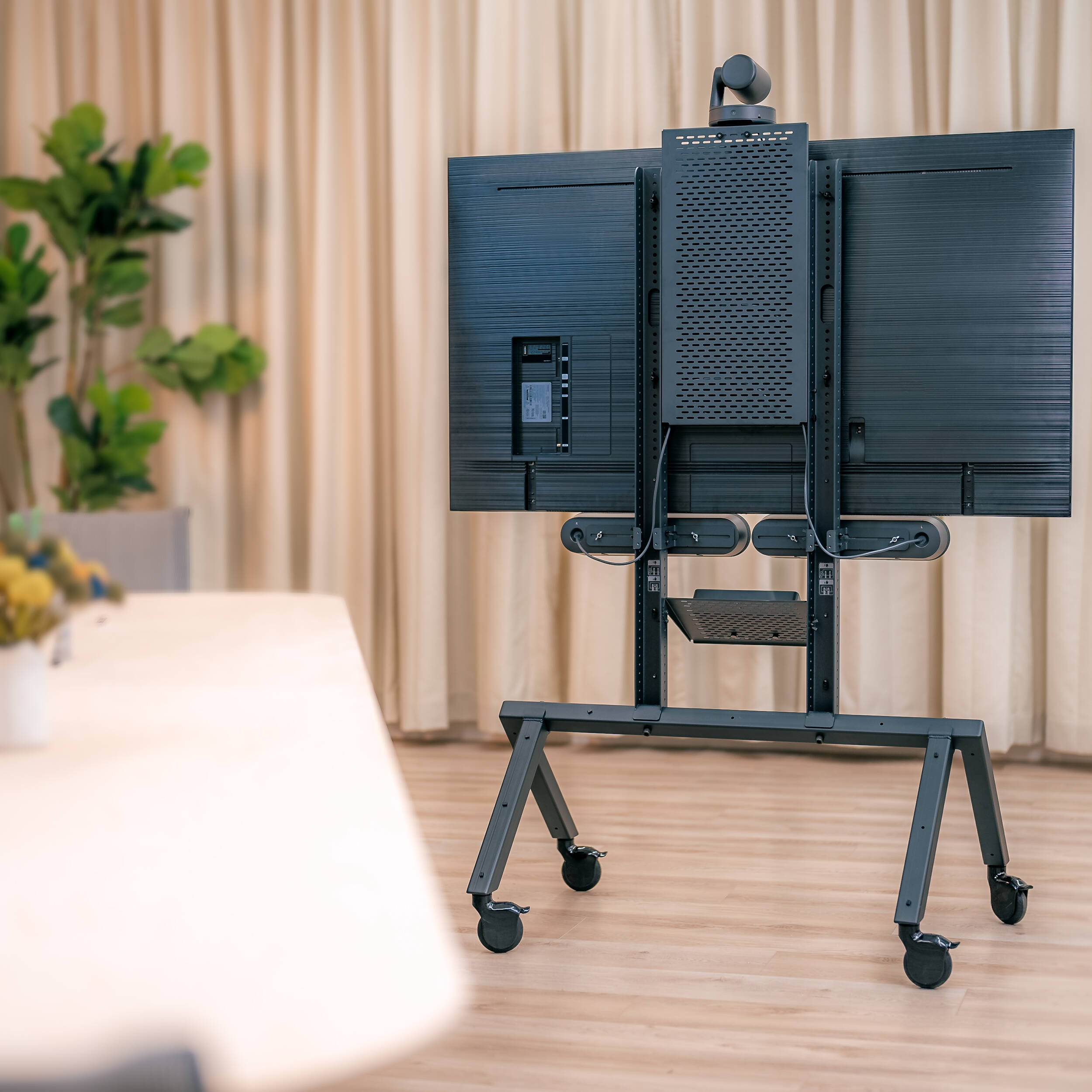 AV Cart for Logitech Rally Plus - Black Grey — view 13