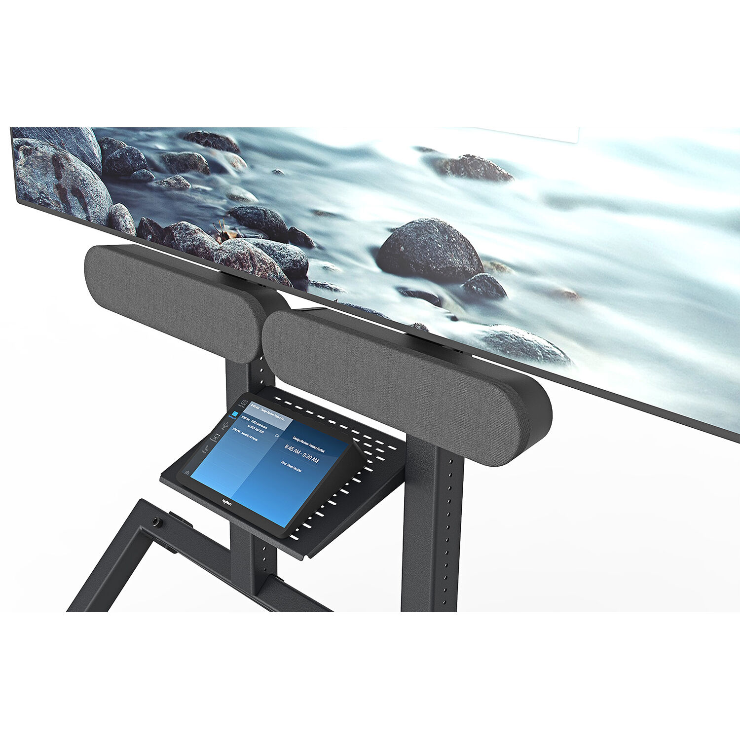 AV Cart for Logitech Rally Plus - Black Grey — view 8
