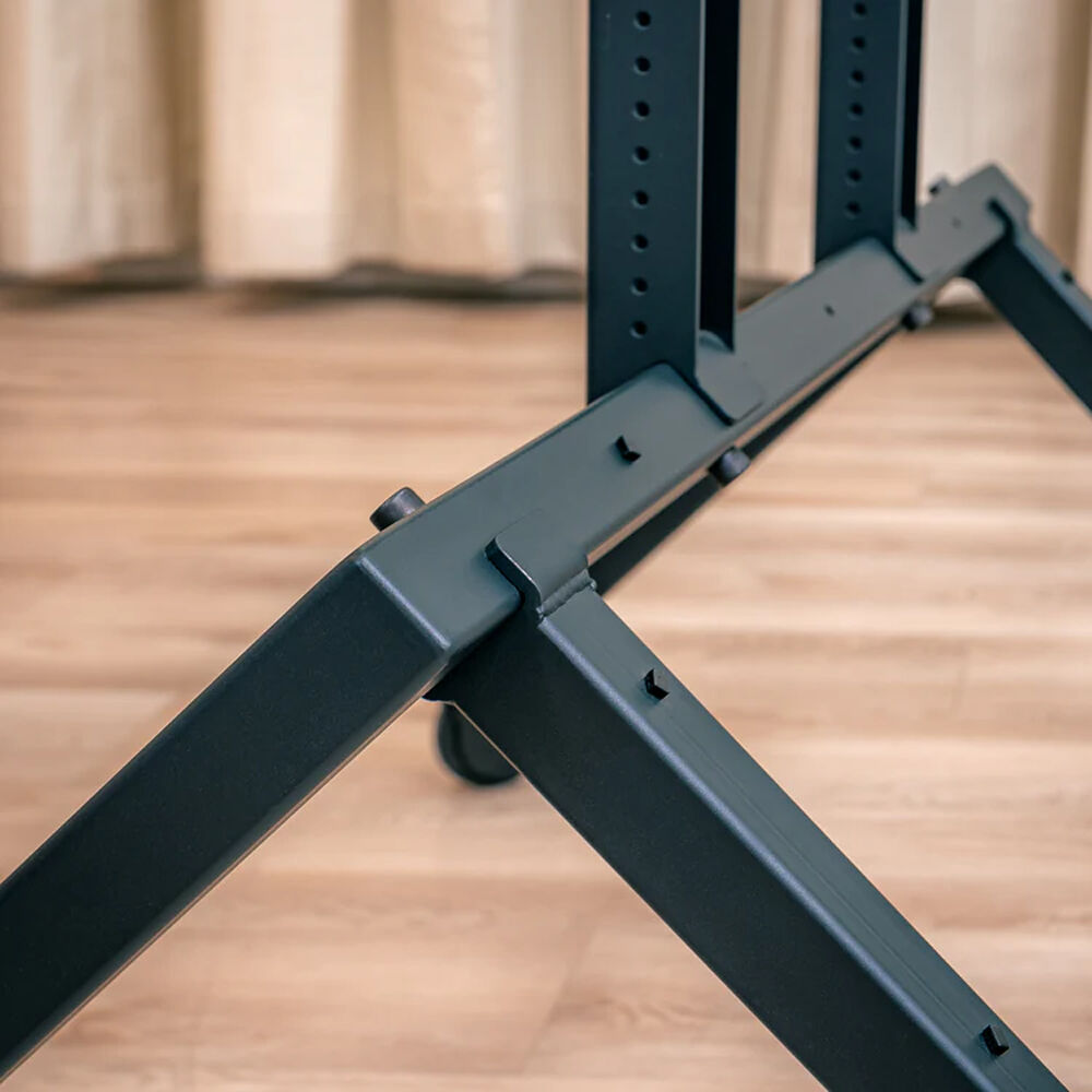 Heckler Design H720-BG AV cart for Google Meet Series One Room Kit in a collaboration room — view 7