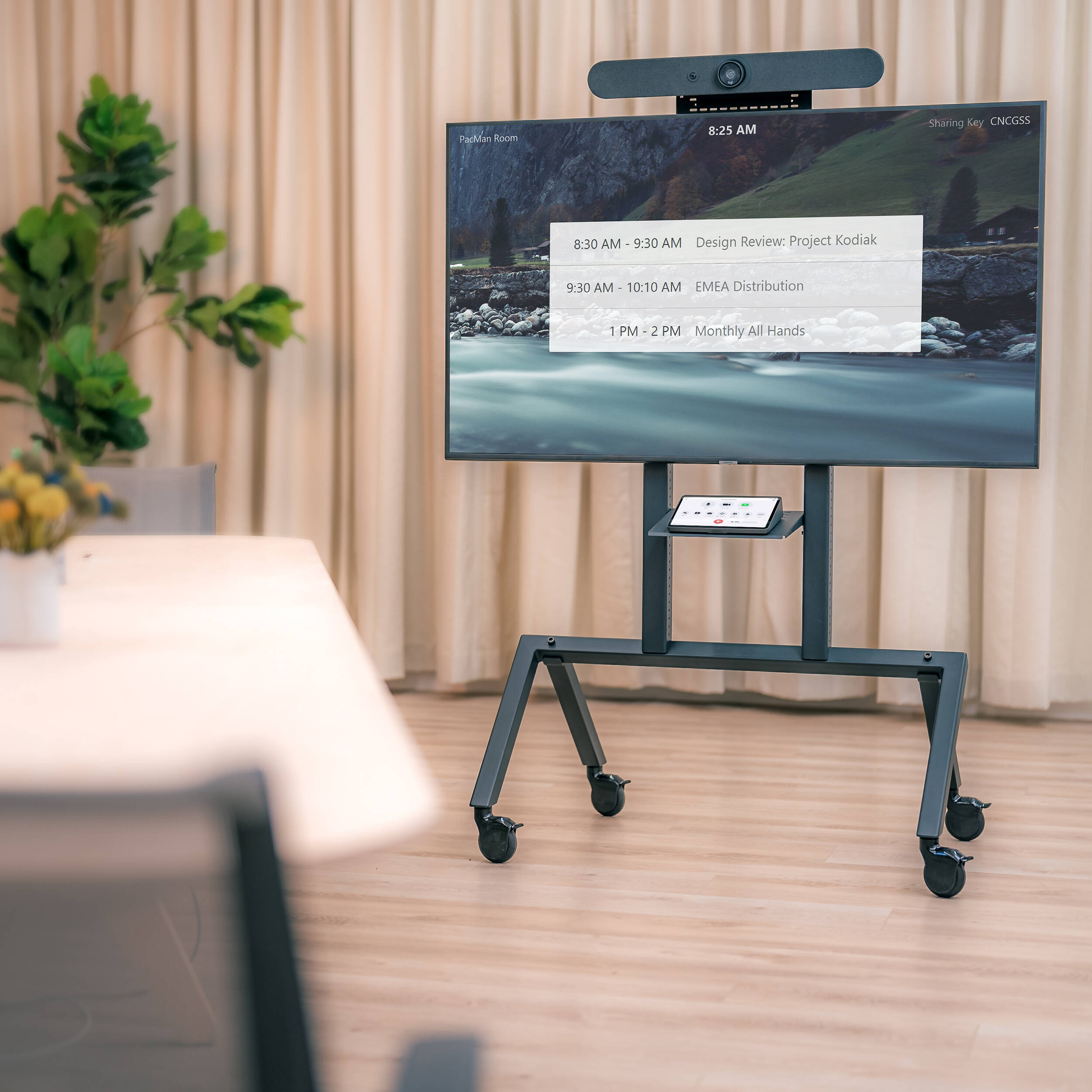 AV Cart for Logitech Rally Bar - Black Grey — view 10