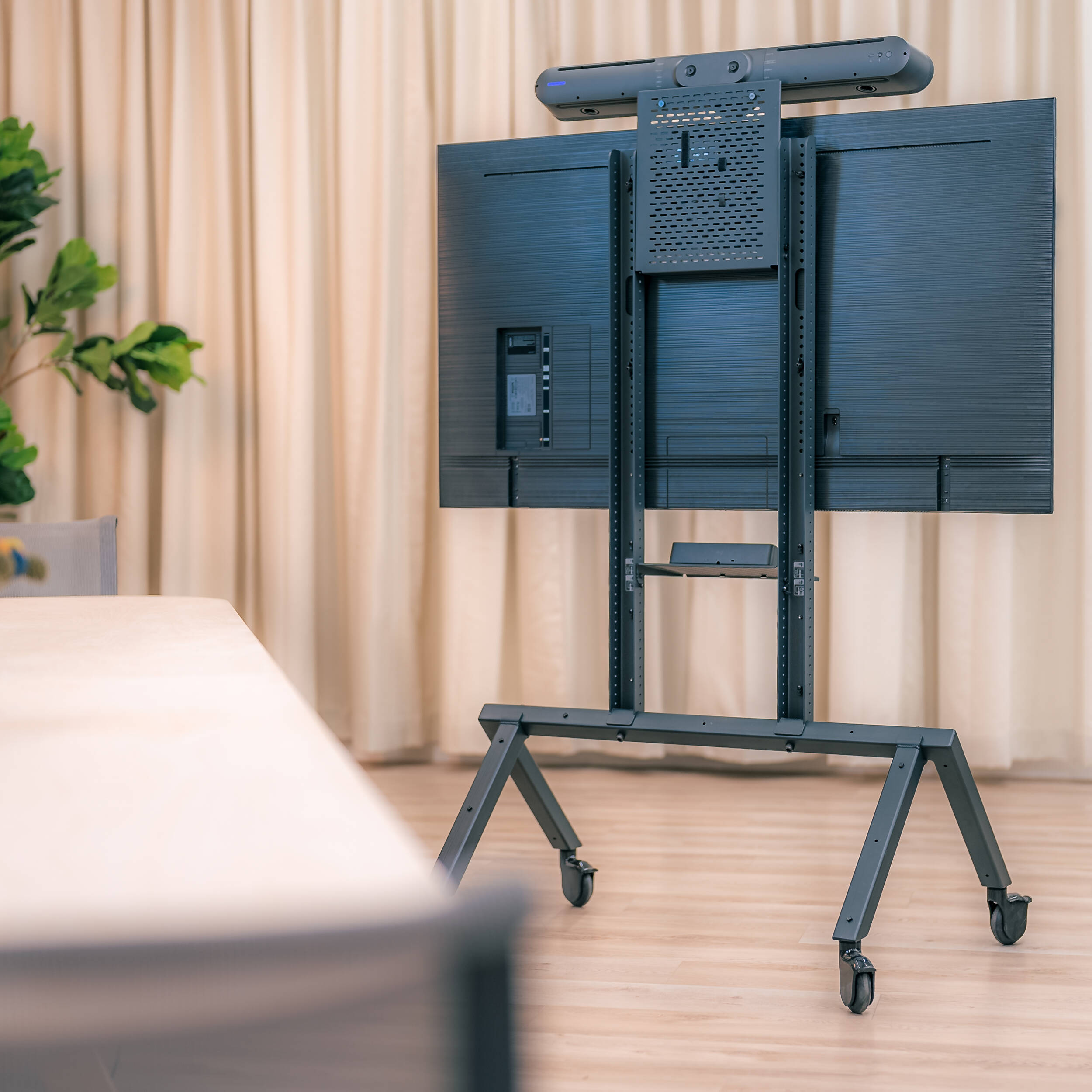 AV Cart for Logitech Rally Bar - Black Grey — view 11