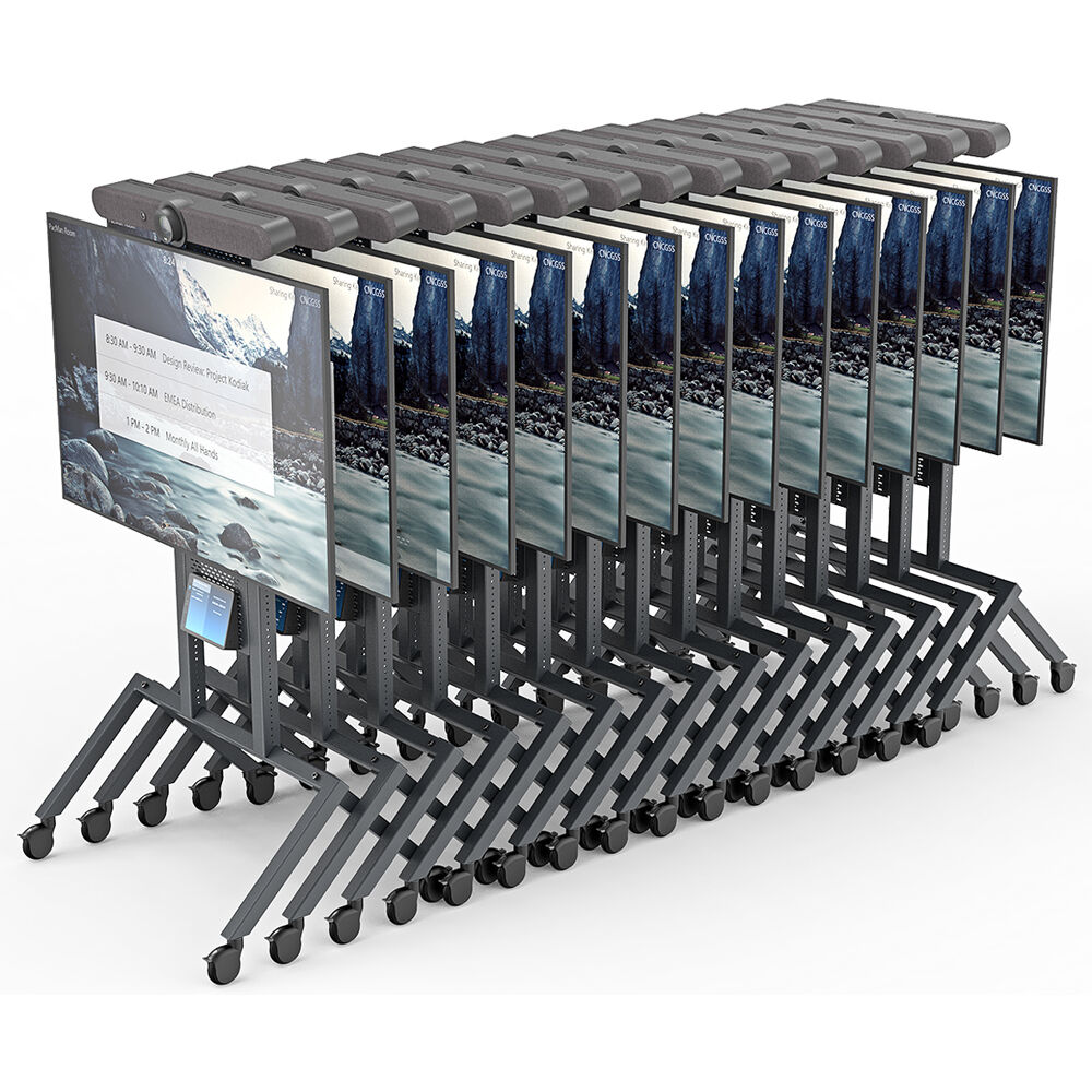 AV Cart for Logitech Rally Bar - Black Grey — view 12