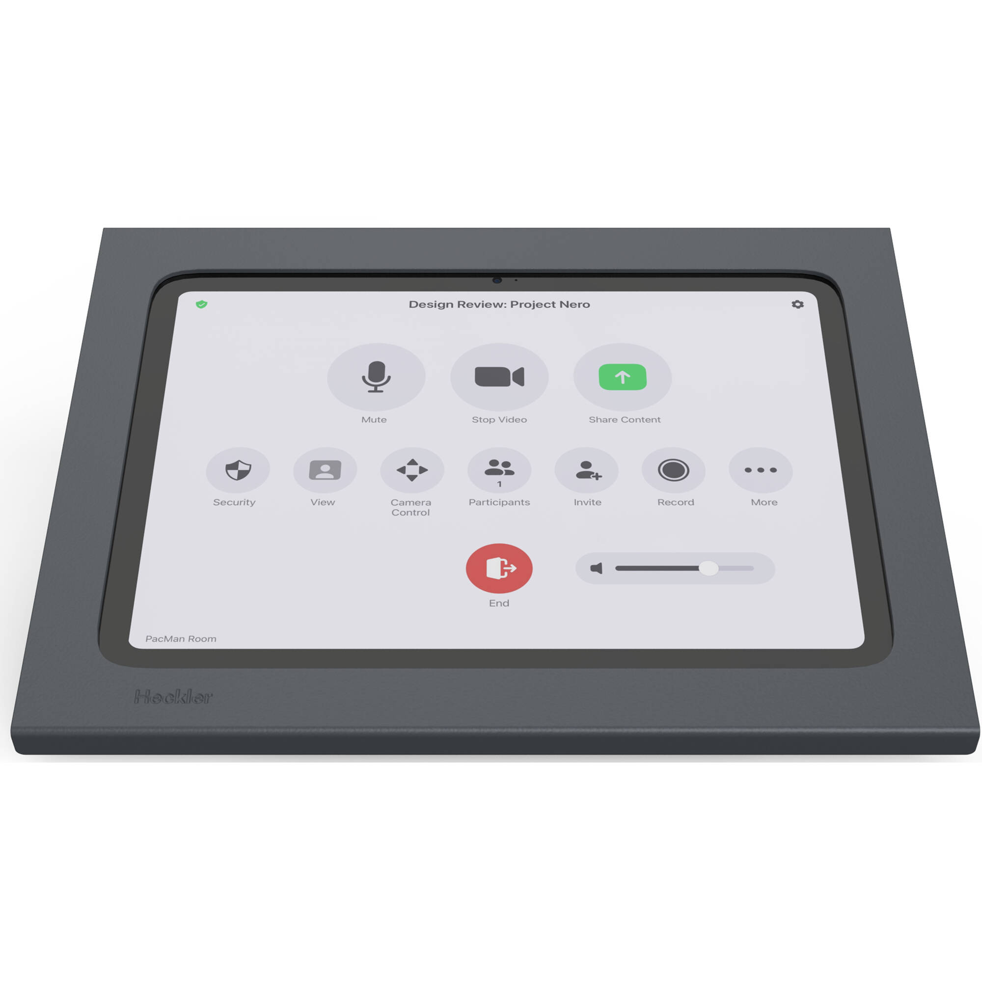Heckler Design Zoom Rooms console for iPad 10th generation tablet accessory — view 3