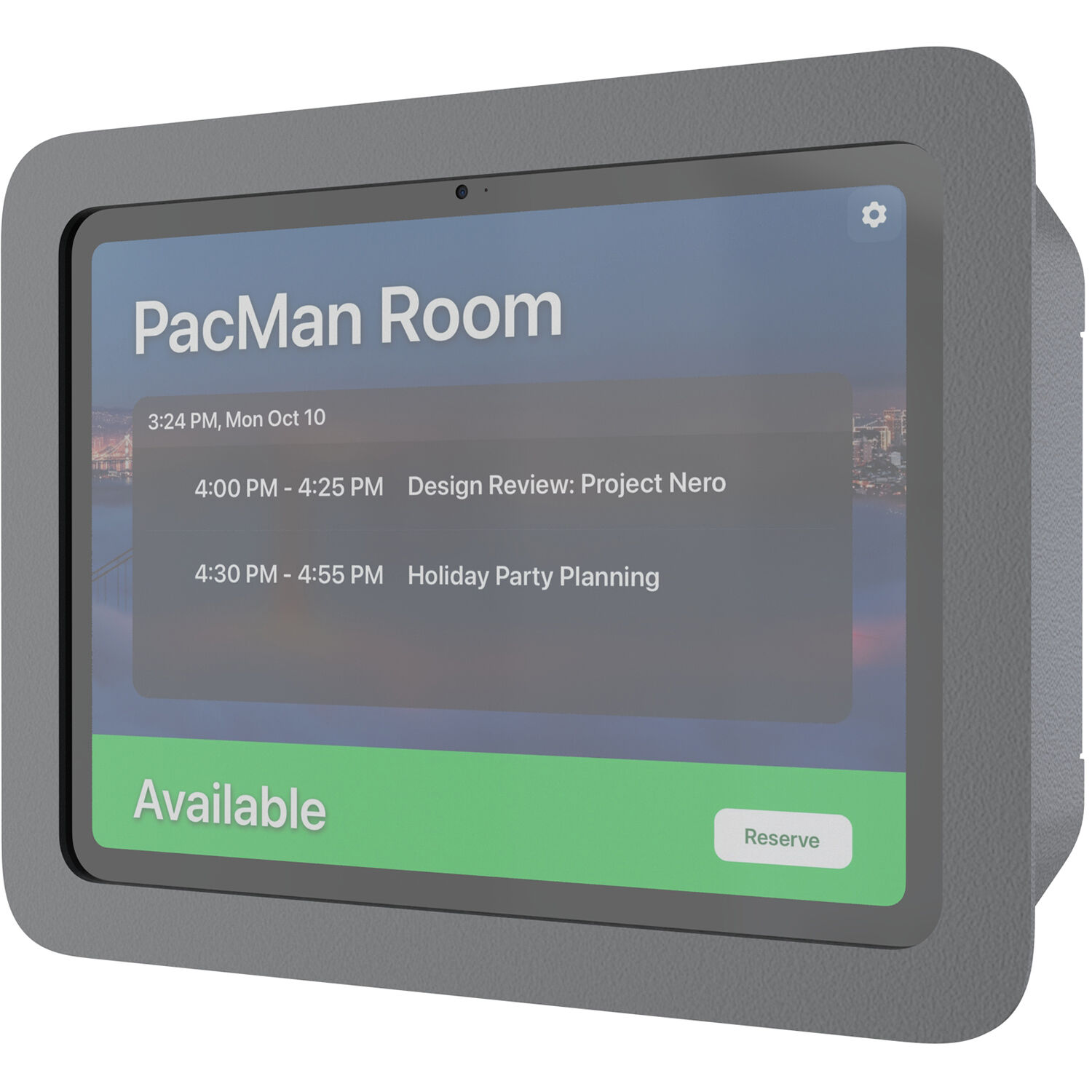 Heckler Design front mount for iPad 10th generation in black gray finish — view 2