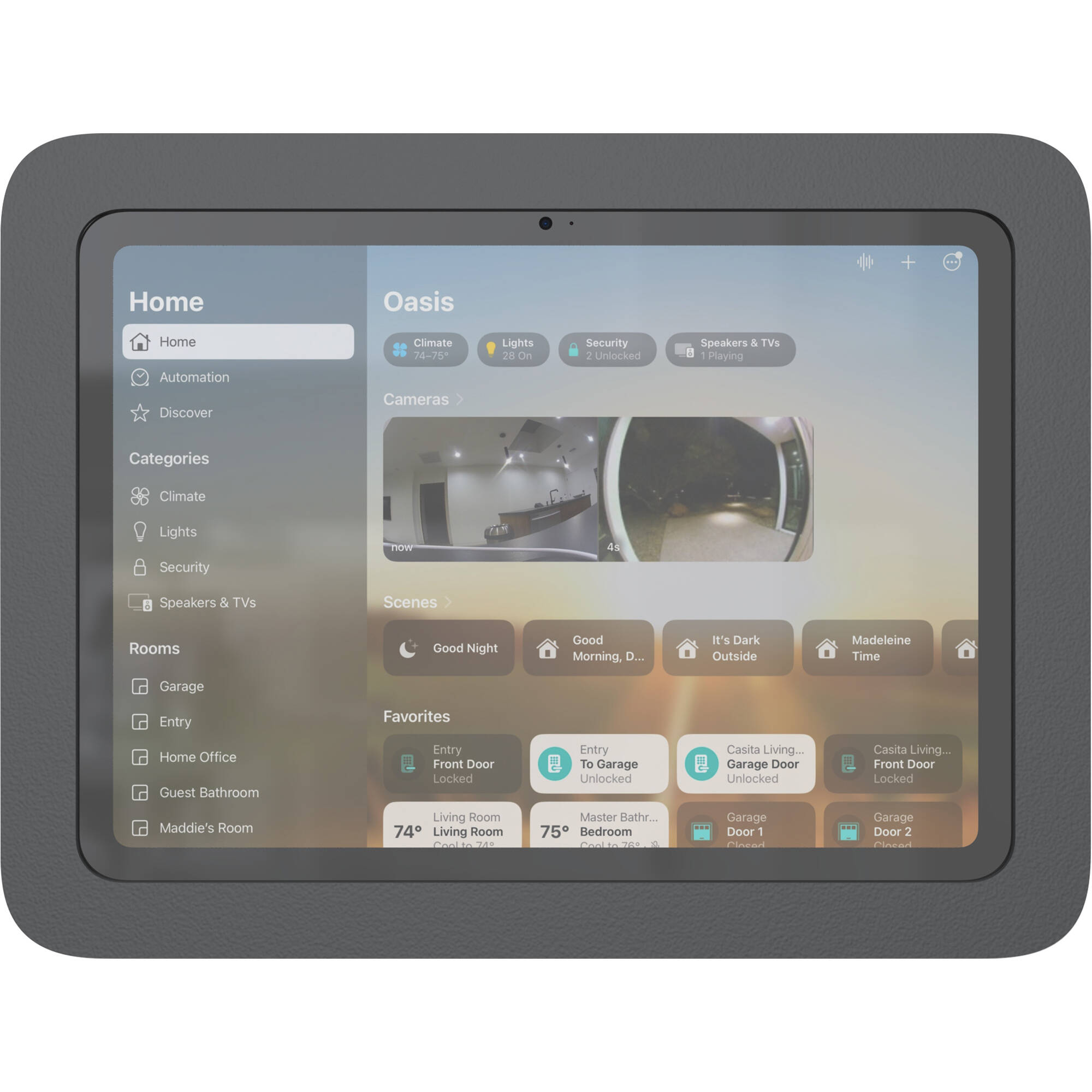 Heckler Design on-wall mount for iPad 10th generation in a fixed wall installation — view 3