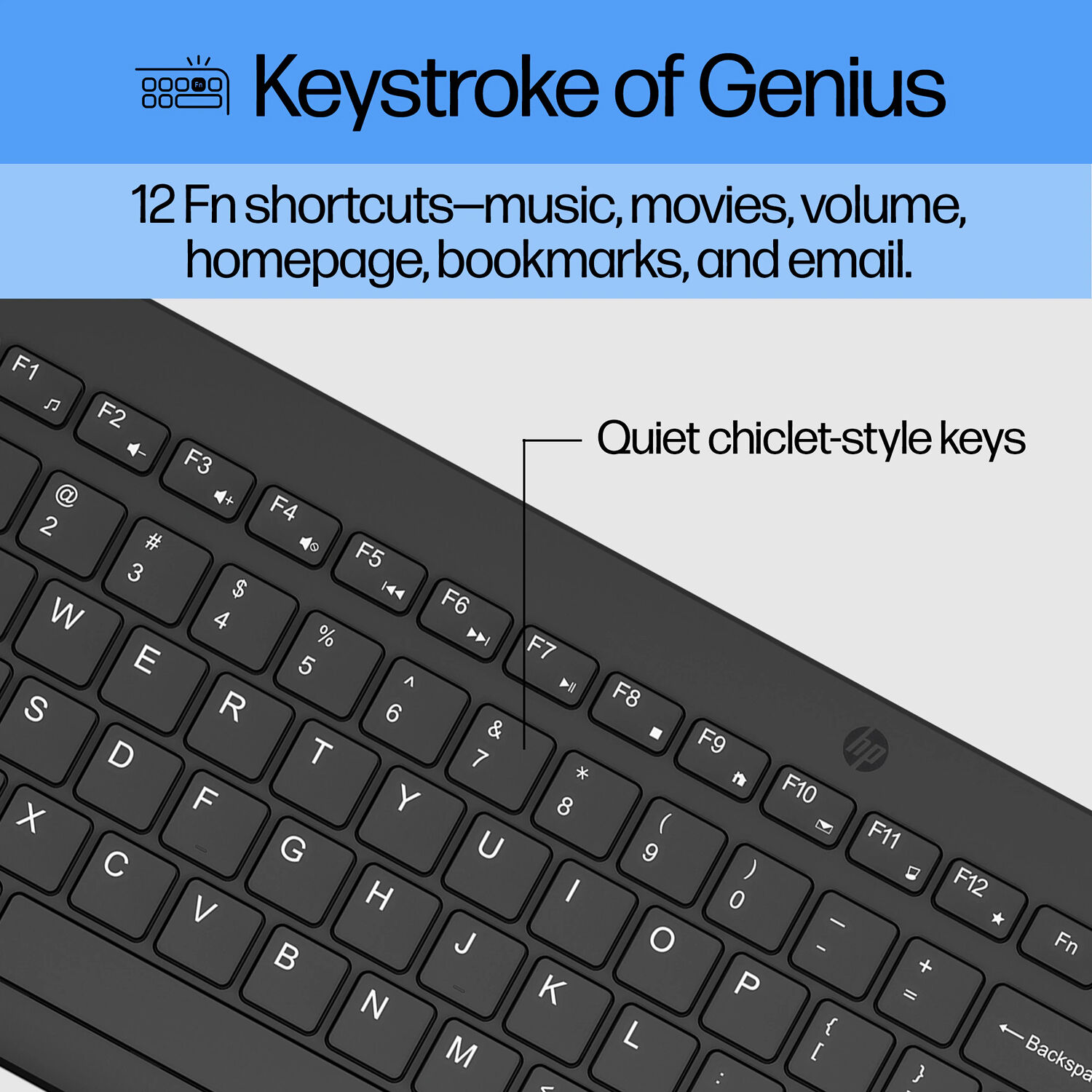 HP 330 WL Mse/KB Combo wireless keyboard and mouse set for PC with CAN/ENG localization — view 7