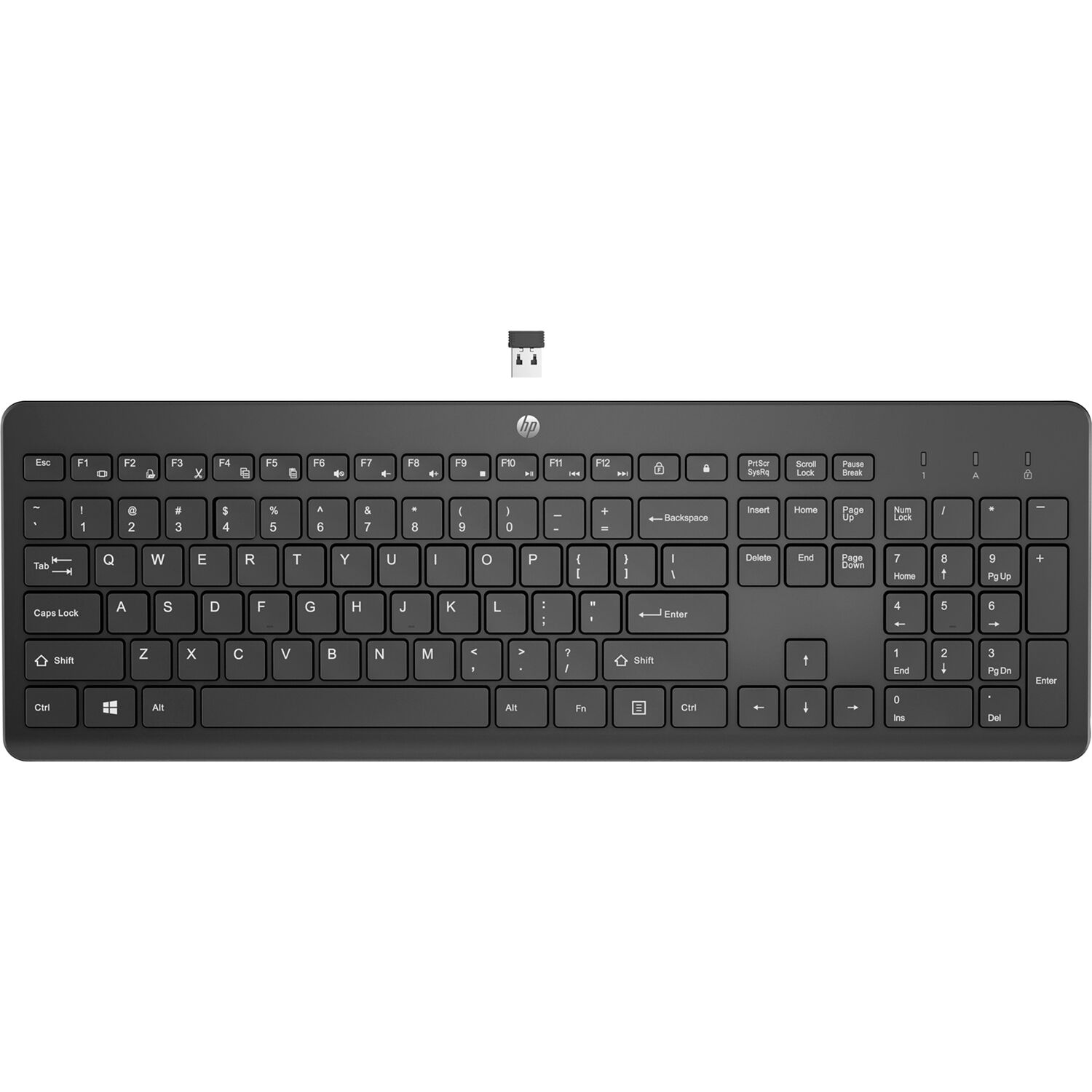 HP 230 WL BLK KBD US — view 2