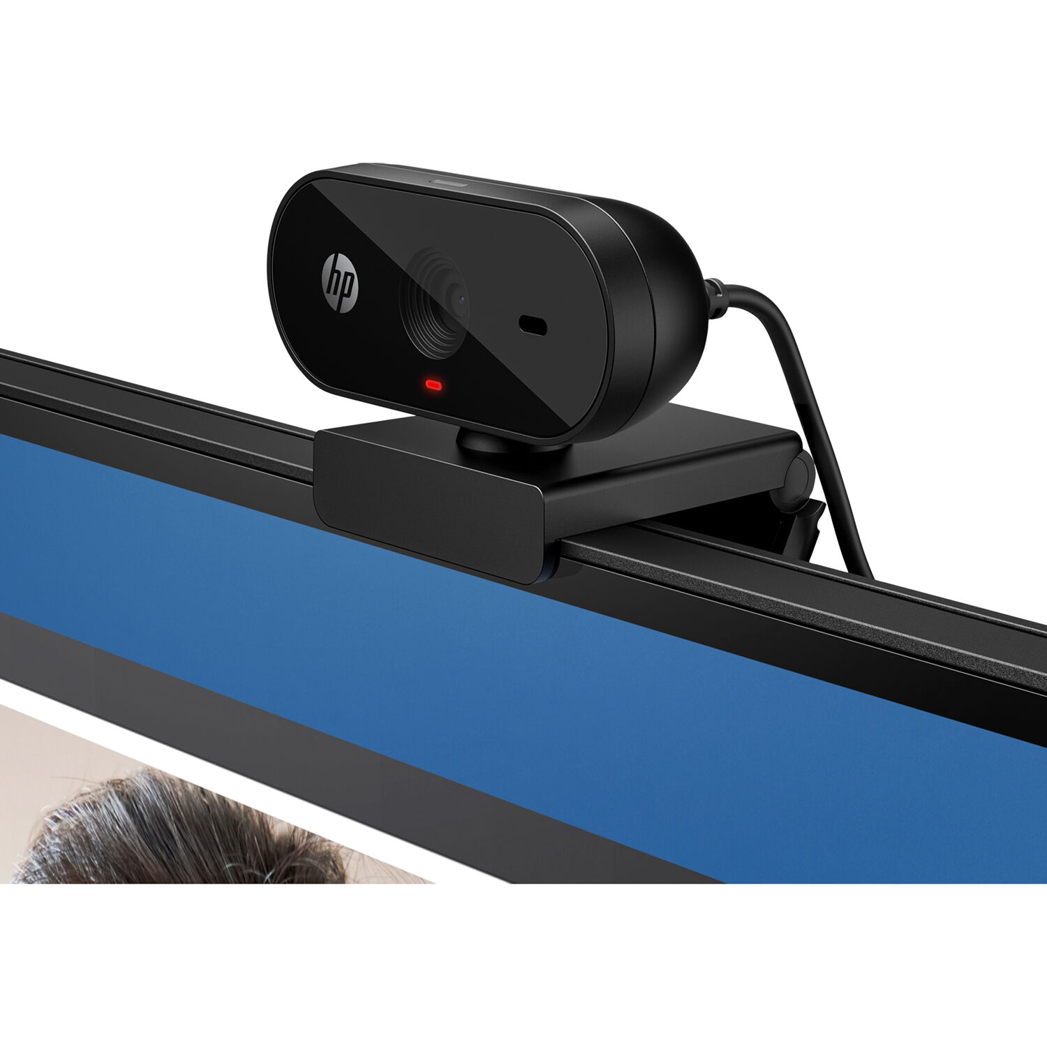 HP 320 FHD Cam USB-A Full HD webcam for business video conferencing — view 4