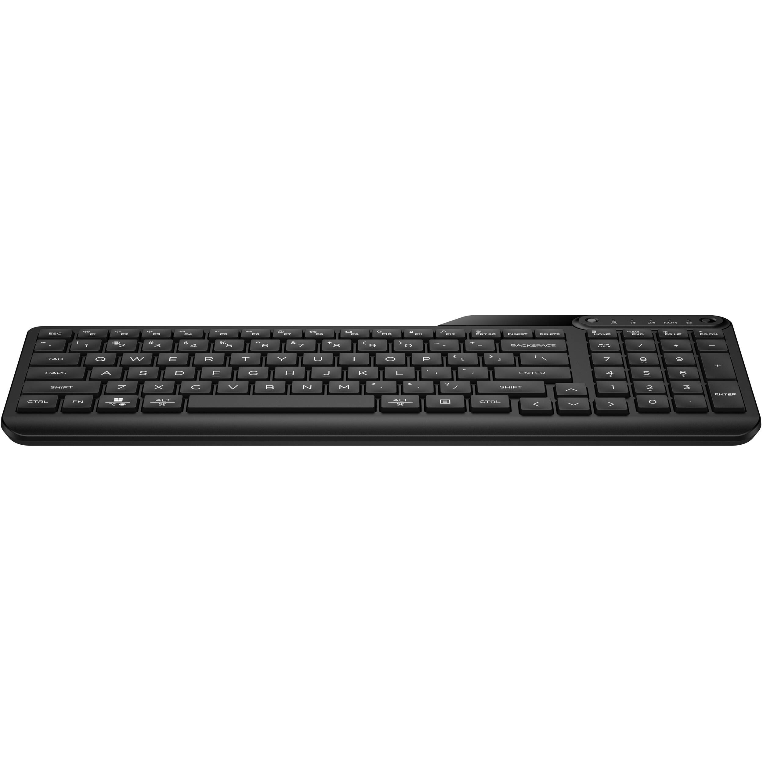 HP 475 dual-mode wireless keyboard with U.S. English layout for office and hybrid work — view 4