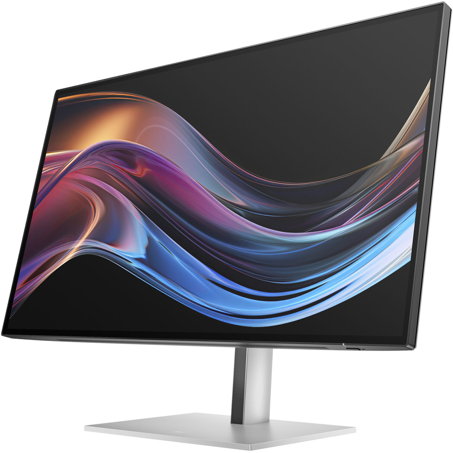 HP S7 Pro 727pk 27-inch 4K Thunderbolt 4 monitor with slim bezel and ergonomic stand — view 3