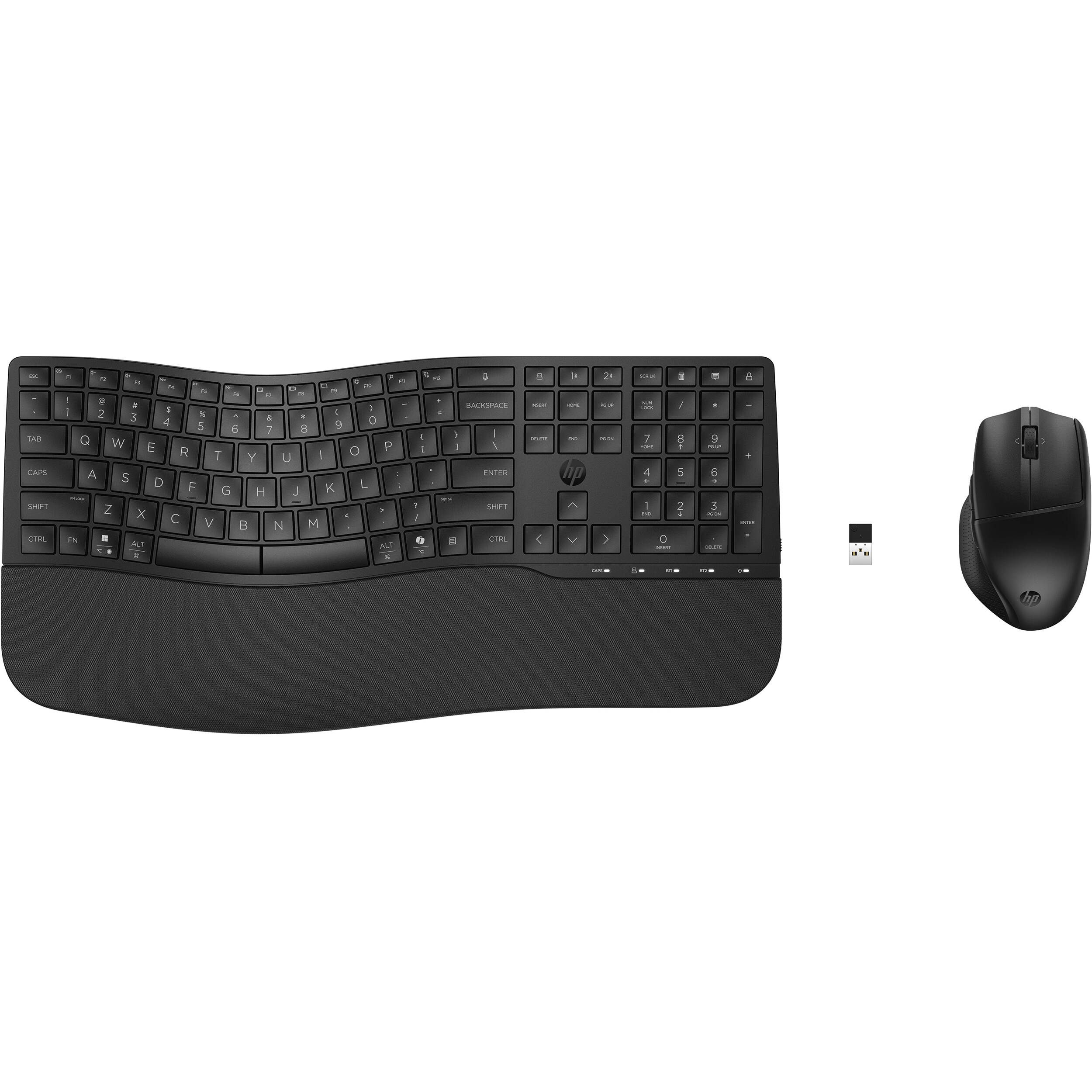 HP 685 CFT dual-mode keyboard and mouse combo for business desktops — view 2