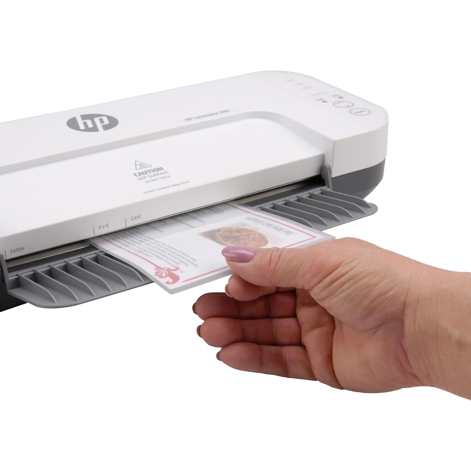 HP940 9-inch laminator with pouch starter kit, 4 rollers, hot and cold lamination — view 16