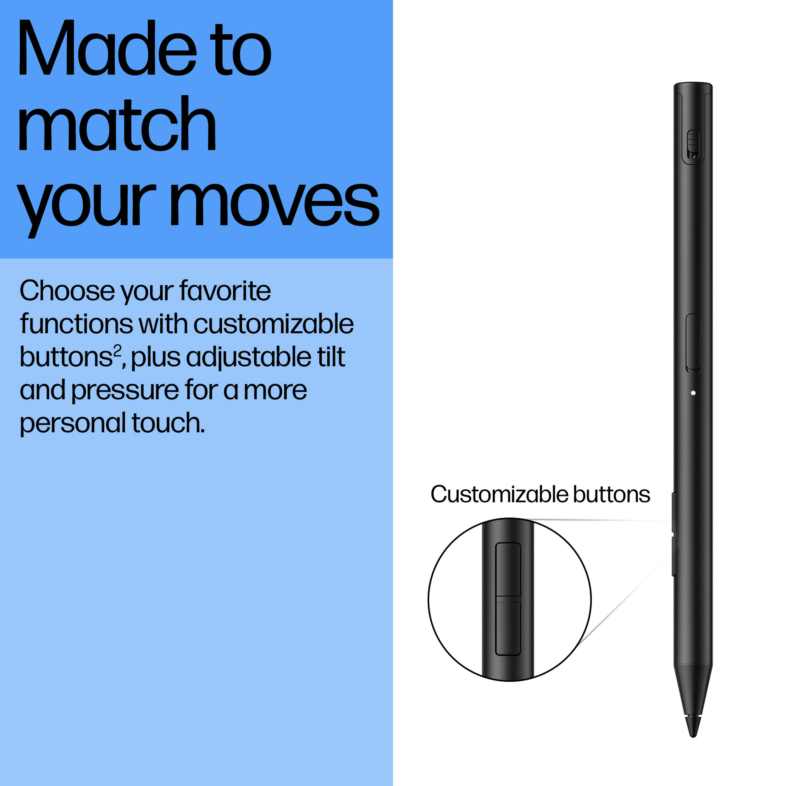 HP 705 RECHBL Multi Pen black rechargeable stylus for supported HP tablets — view 8