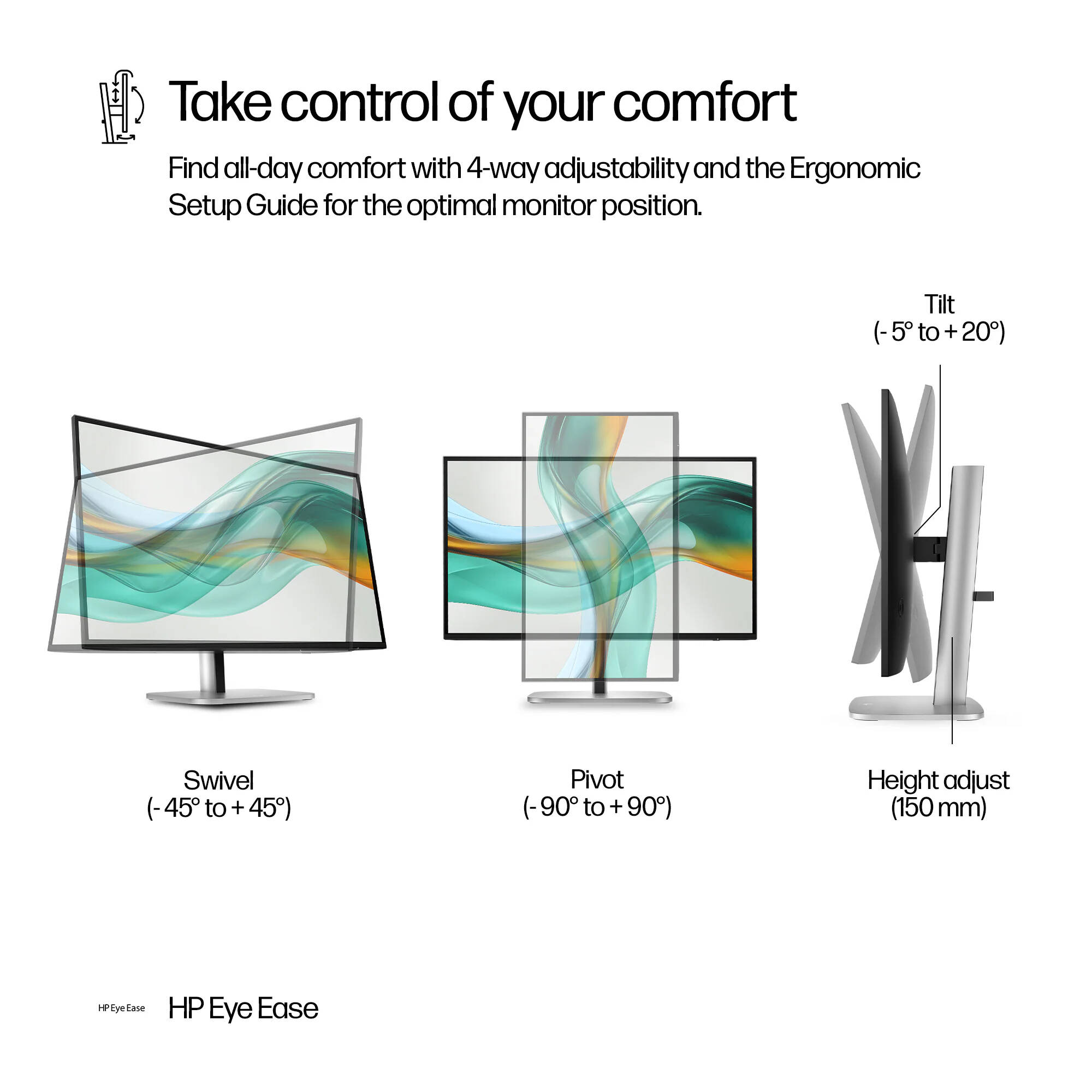 HP S5 Pro 527pu 27-inch QHD IPS monitor with USB-C connectivity — view 8