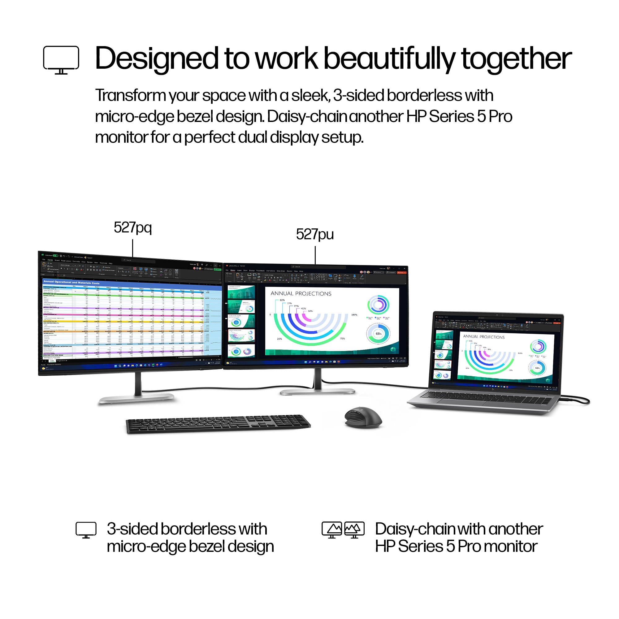 HP S5 Pro 527pu 27-inch QHD IPS monitor with USB-C connectivity — view 9