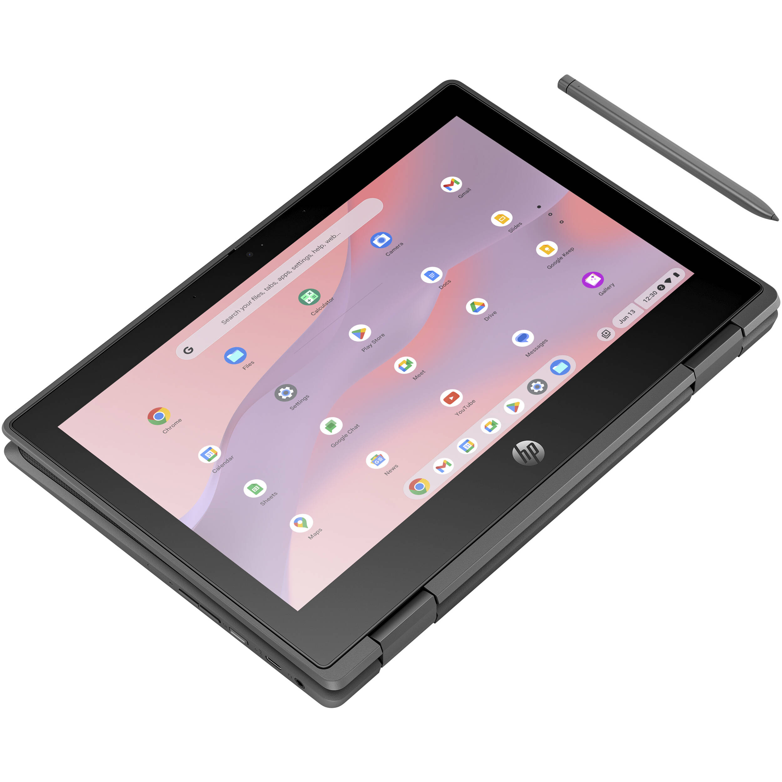 HP Fortis x360 G5 Chromebook with Intel N100 processor and 8GB memory — view 6
