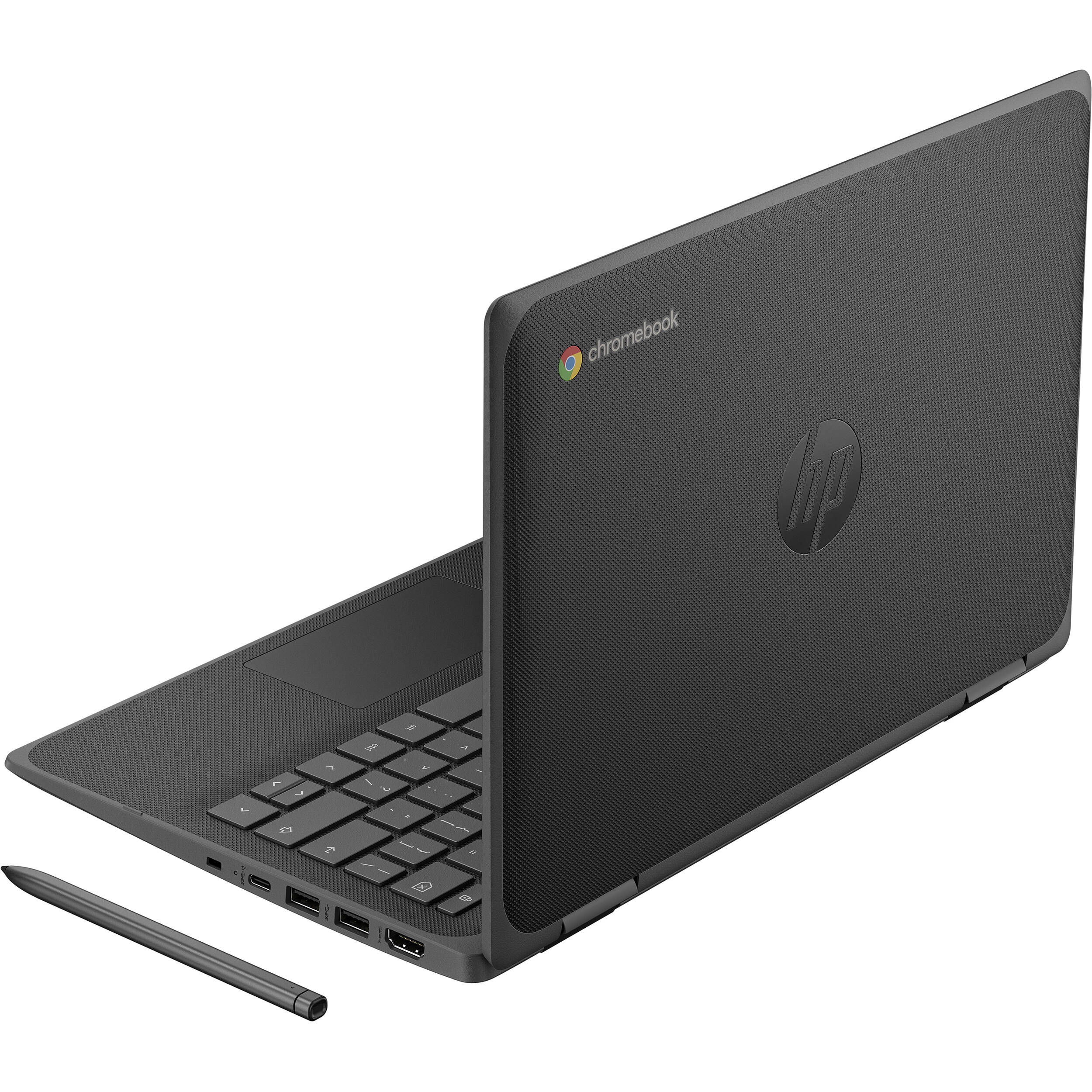 HP Fortis x360 11 G5 Chromebook with 11.6-inch touchscreen, Intel N200, 8 GB RAM, and 64 GB storage — view 8