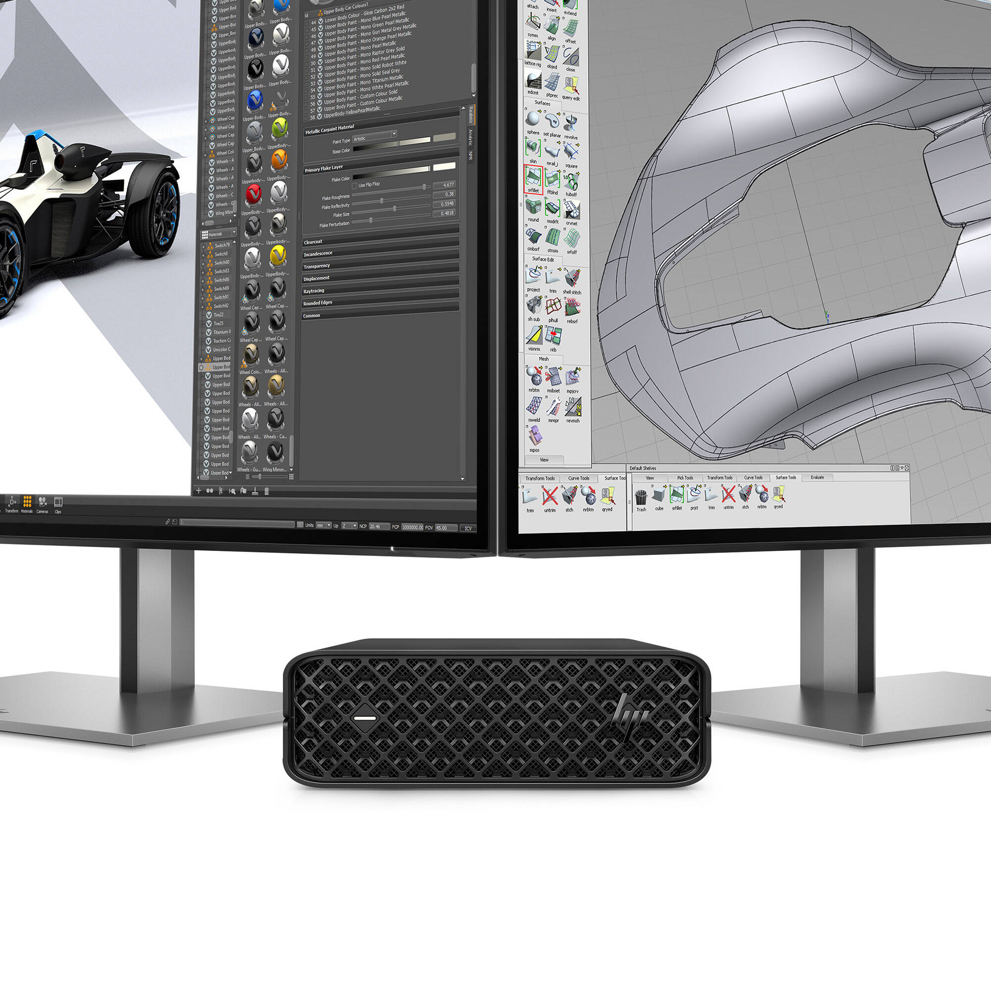 HP Z2 G9 Mini workstation with Intel Core i7, 16 GB RAM, and 512 GB SSD — view 8