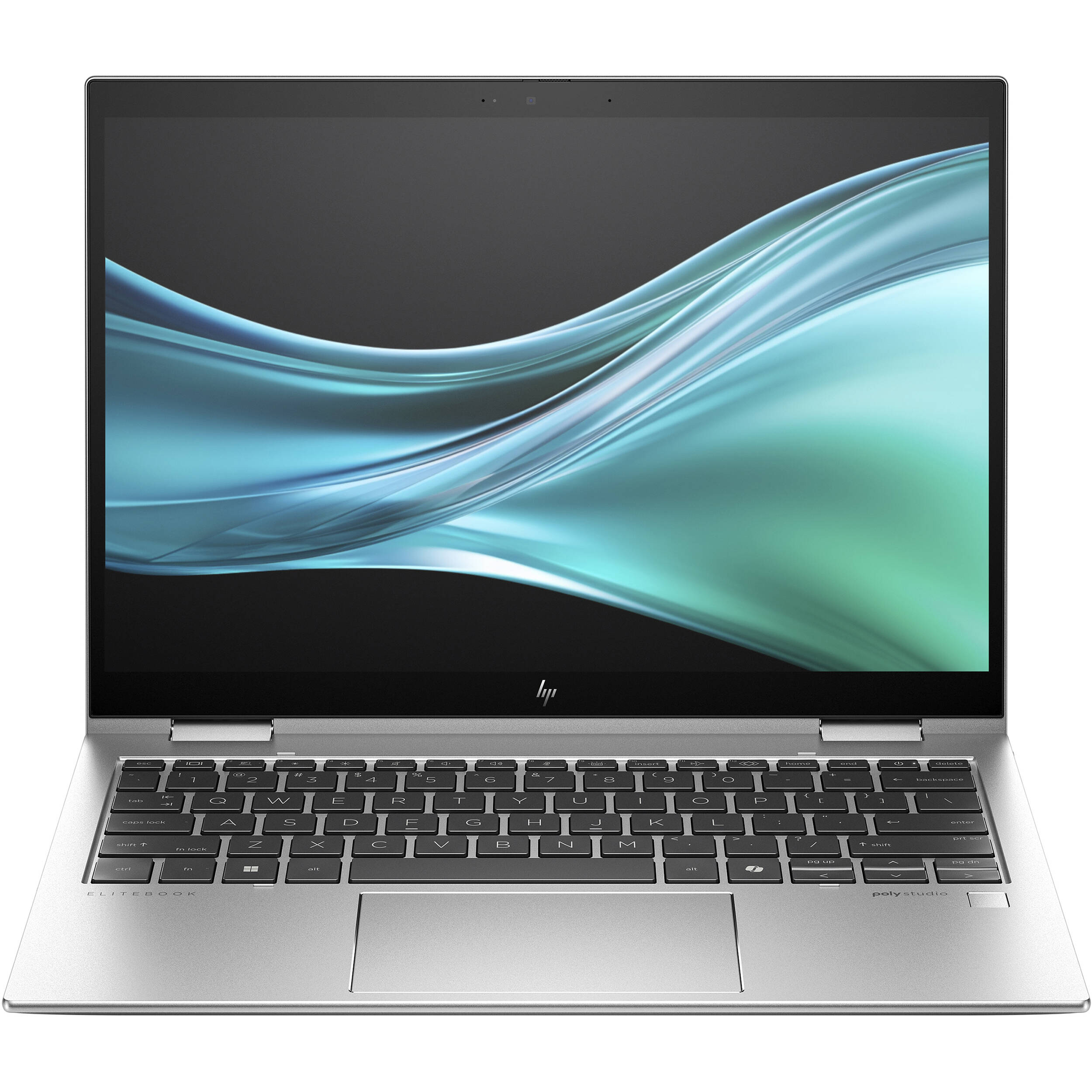 HP Elite x360 830 G11 2-in-1 laptop with 13.3-inch WUXGA touchscreen in Natural Silver — view 2