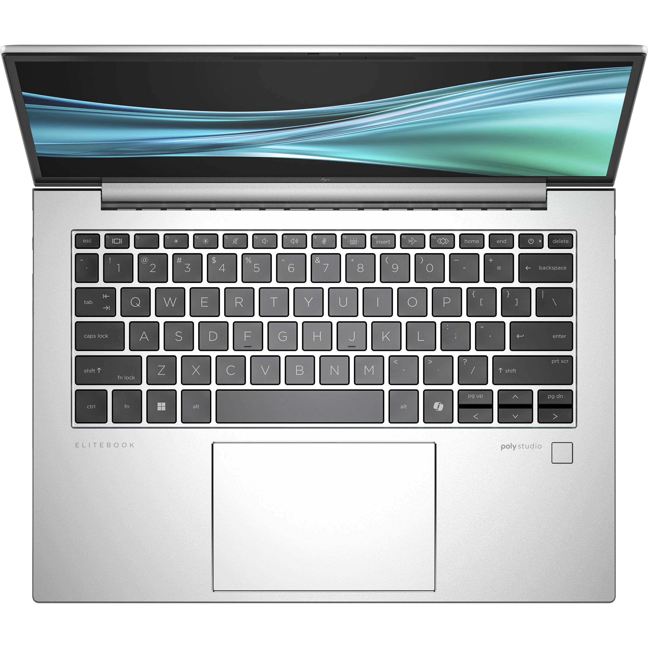 HP EB840 G11 business laptop with 14-inch WUXGA display, Intel Core Ultra 7 155U, 32 GB RAM, and 512 GB SSD — view 4