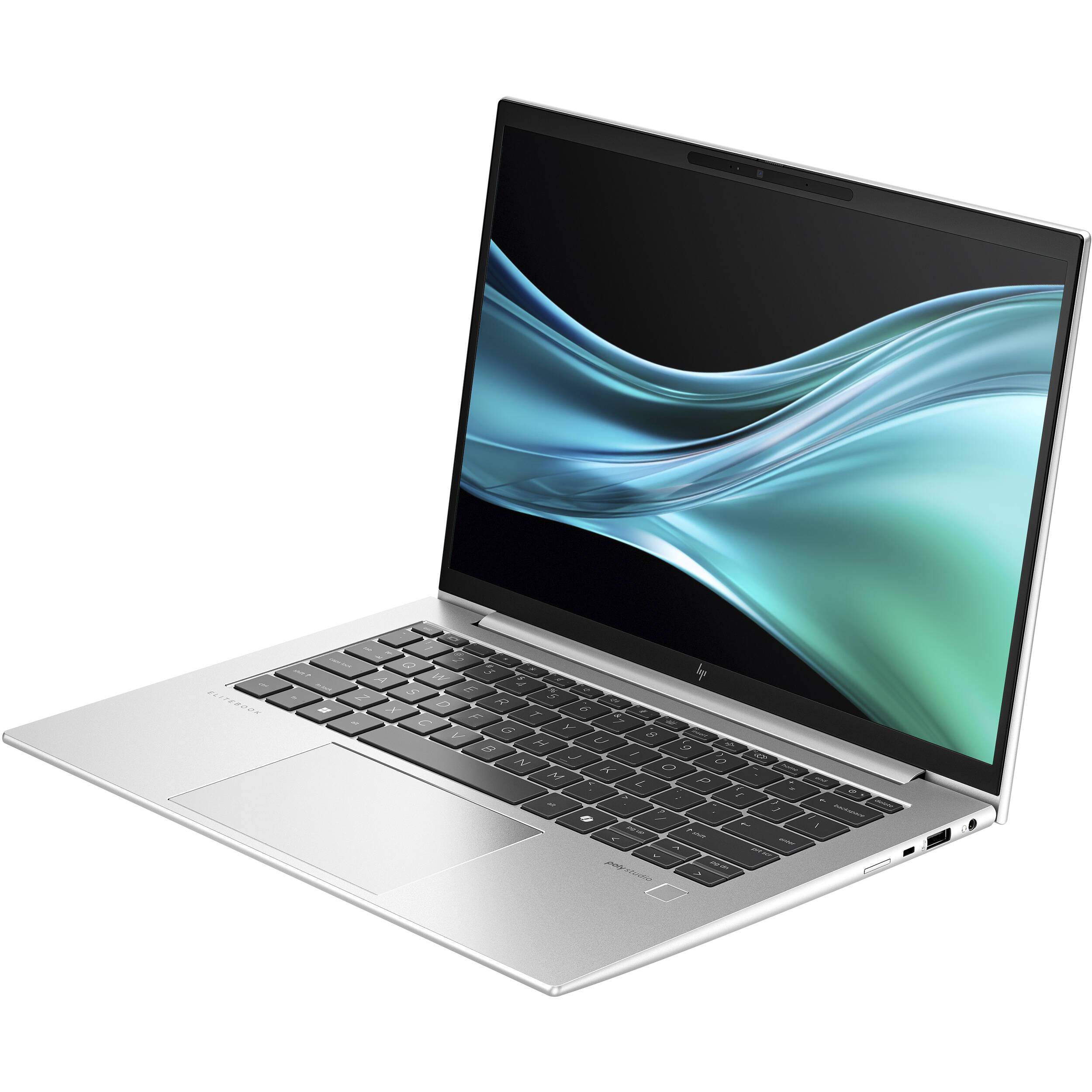 HP EB840 G11 business laptop with 14-inch WUXGA display, Intel Core Ultra 7 155U, 32 GB RAM, and 512 GB SSD — view 5