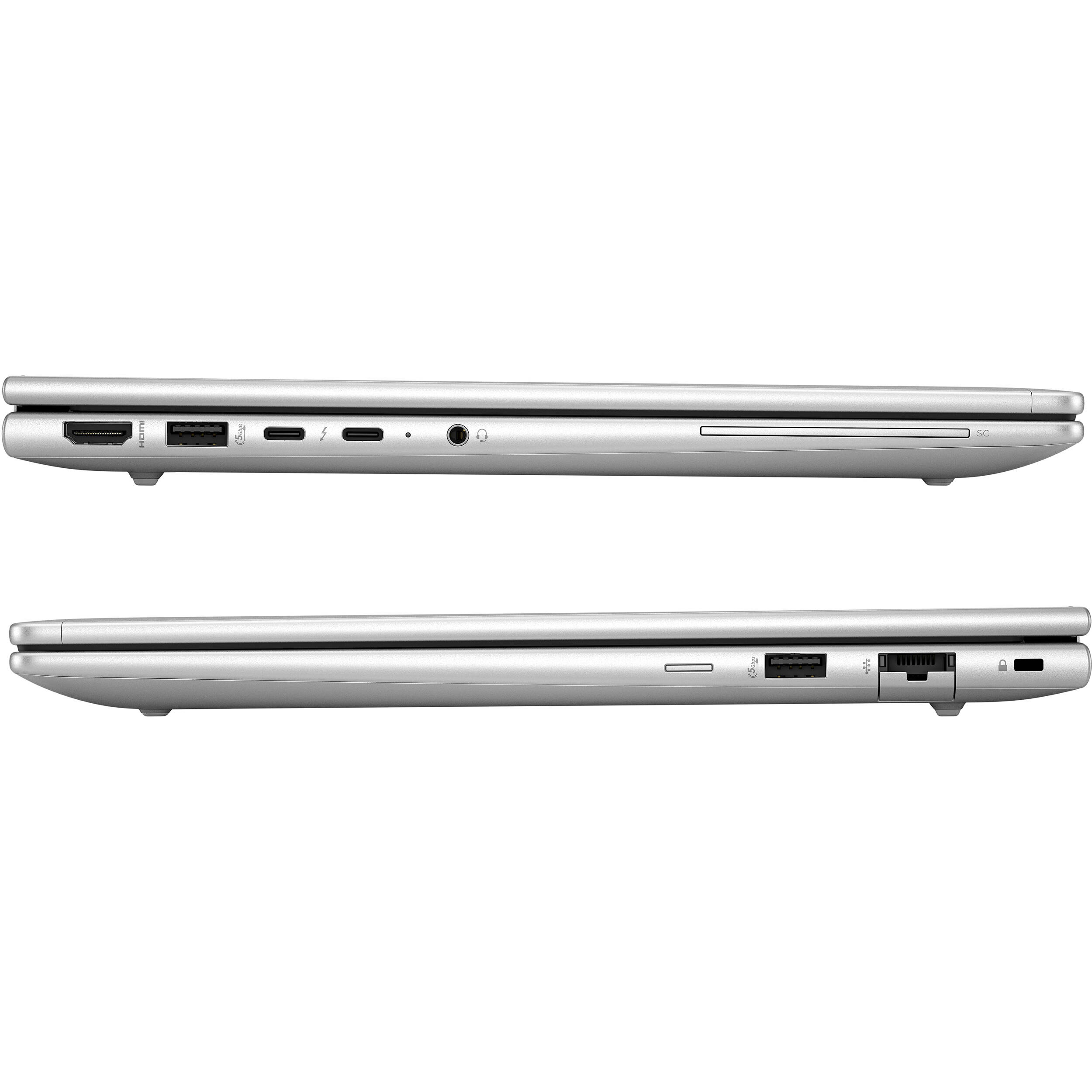 HP EliteBook 640 G11 14-inch business laptop in Natural Silver with WUXGA display — view 6