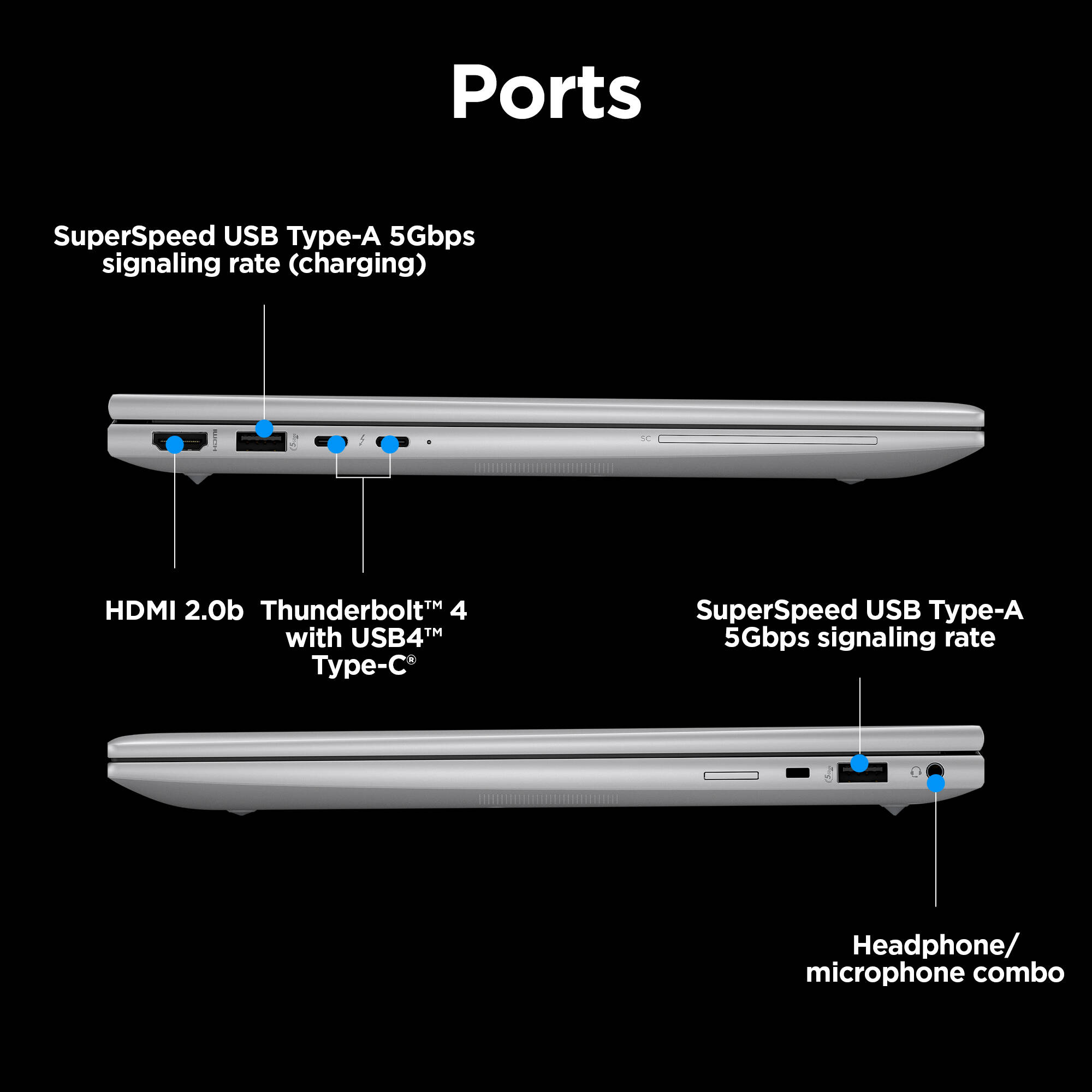 HP ZBook Firefly 14 G11 mobile workstation with 14-inch WUXGA display, Ryzen 9 PRO, and silver finish — view 11