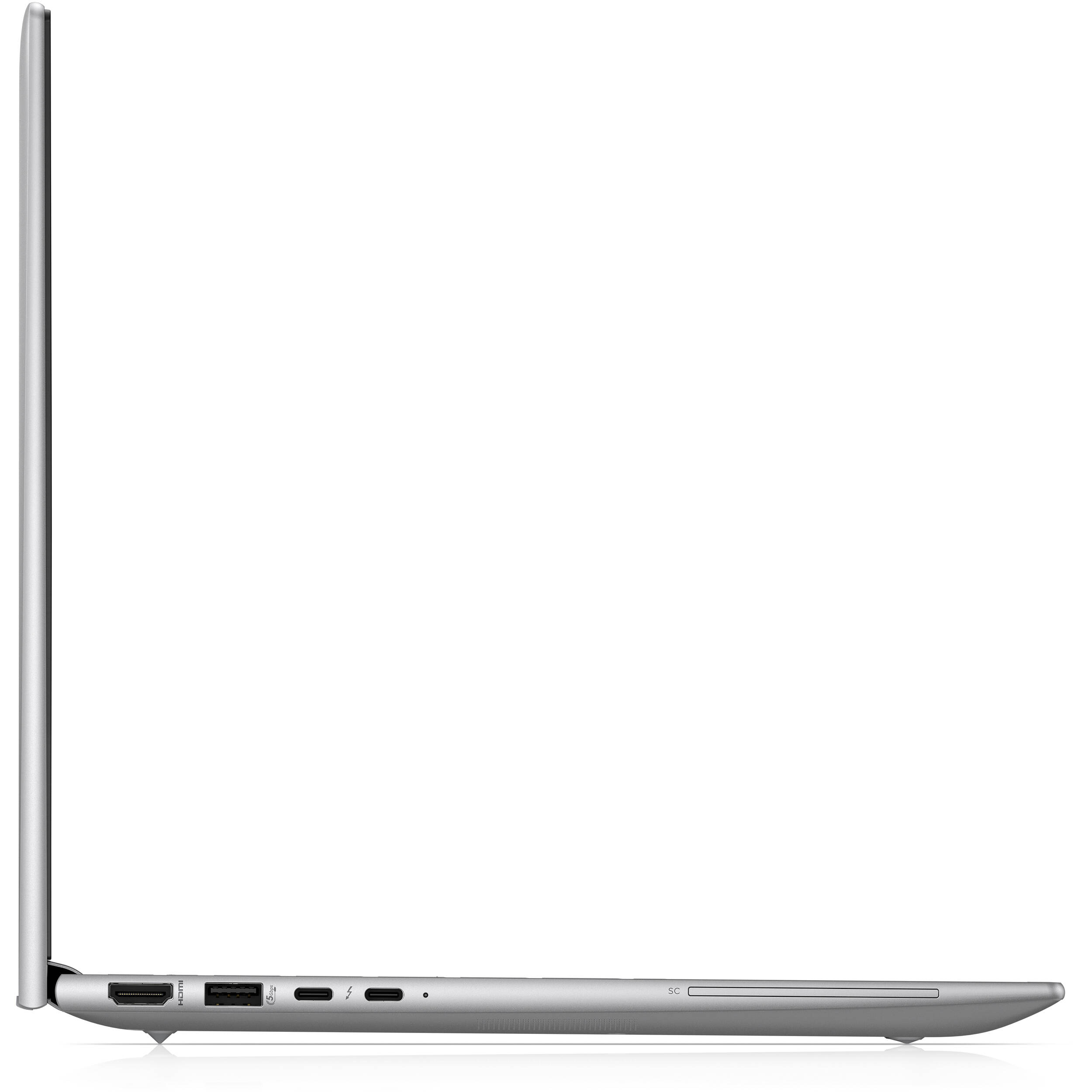 HP ZBook Firefly 14 G11 mobile workstation with 14-inch WUXGA display, Ryzen 9 PRO, and silver finish — view 8