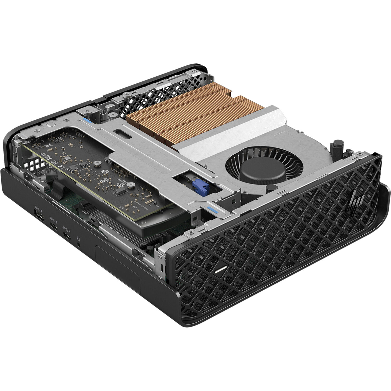 HP Z2 Mini G9 compact workstation with Core i7-14700, 64 GB RAM, and NVIDIA T1000 graphics — view 16
