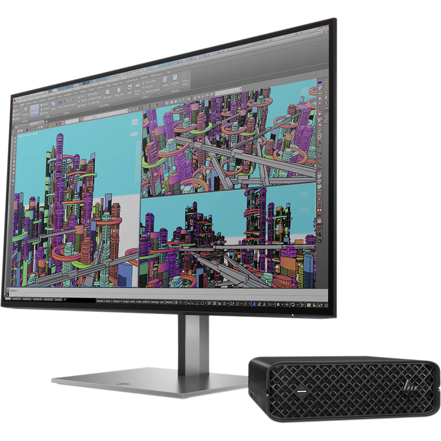 HP Z2 Mini G9 compact workstation with Core i7-14700, 64 GB RAM, and NVIDIA T1000 graphics — view 19