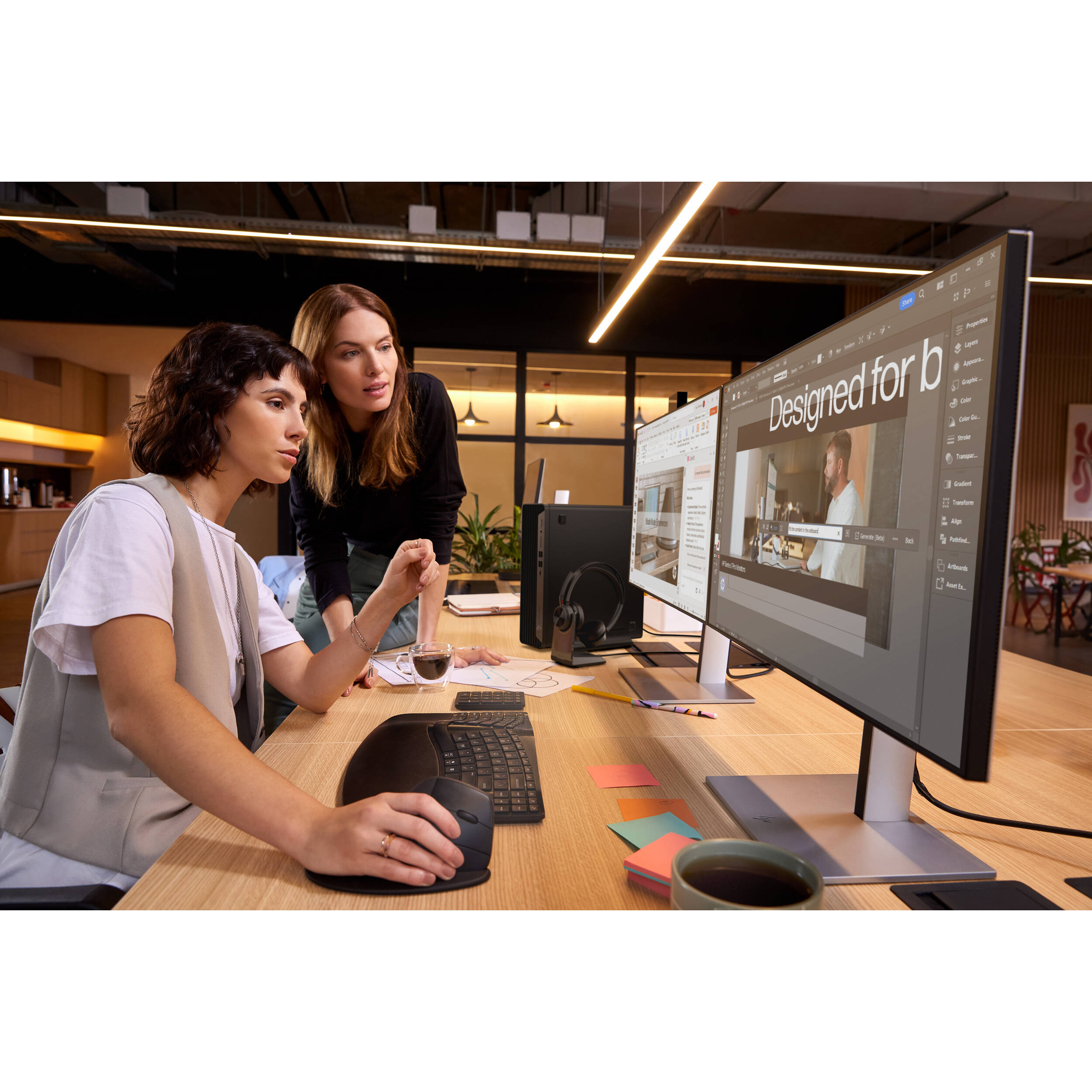 HP Elite SFF 805 G9 business desktop with Ryzen 7 PRO processor, 16 GB memory, and 512 GB SSD — view 7