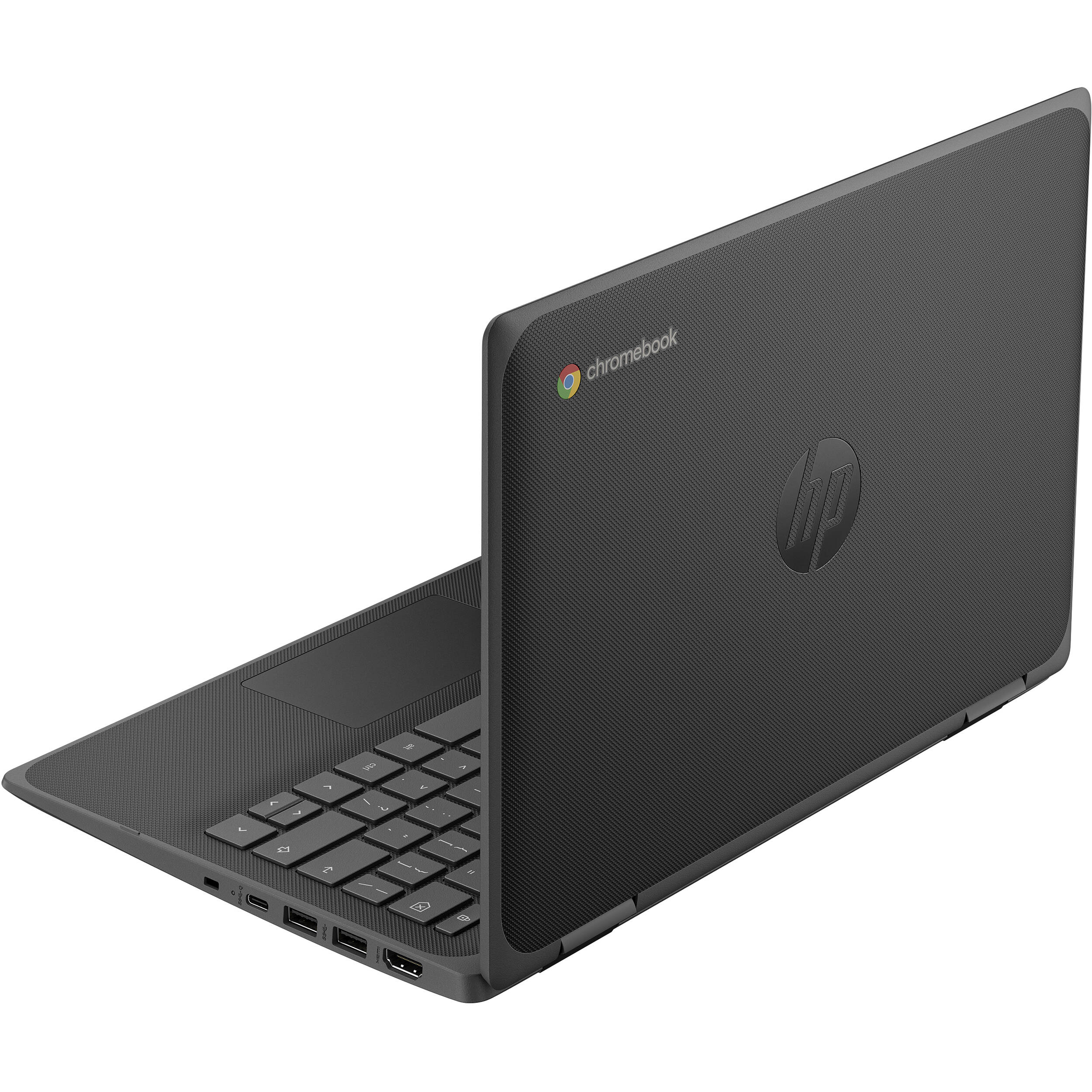 HP Fortis Flip G1i 11.6-inch Chromebook with touchscreen, Jet Black finish, and flip convertible design — view 8