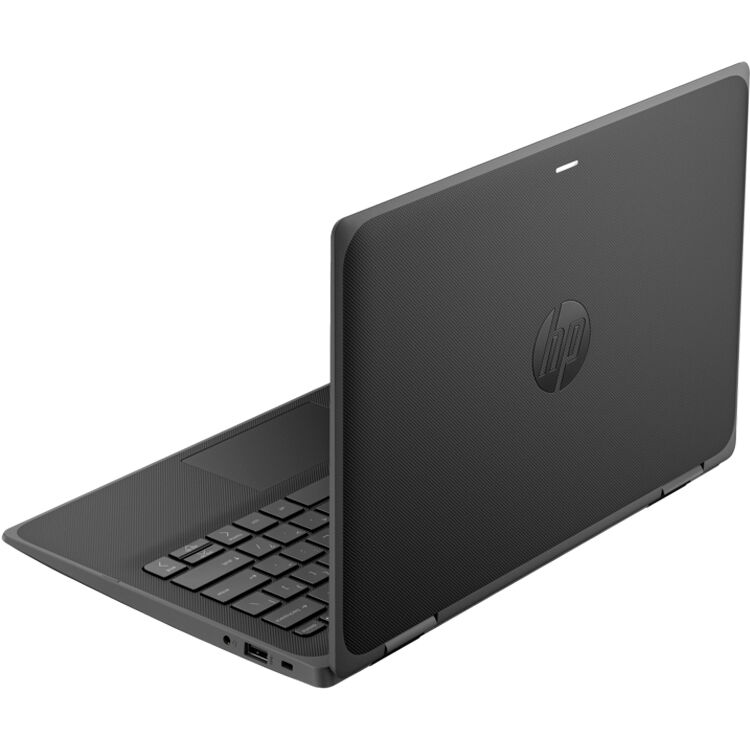 HP Fortis Flip G1i 11.6-inch 2-in-1 touchscreen laptop in Jet Black for education use — view 5