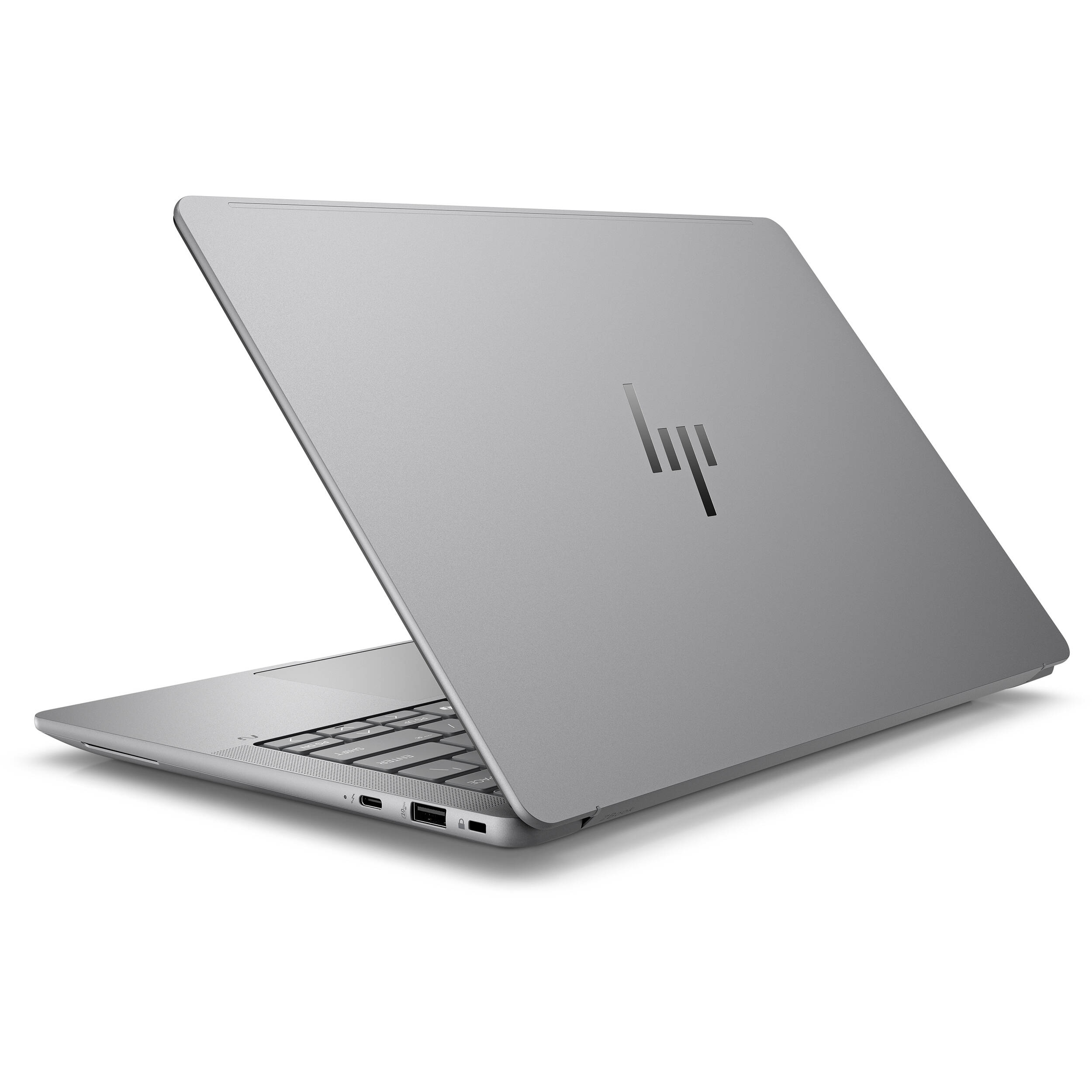 HP ZBook Ultra 14 G1a mobile workstation with 14-inch WUXGA display, Ryzen AI Max Pro 380, and silver chassis — view 6
