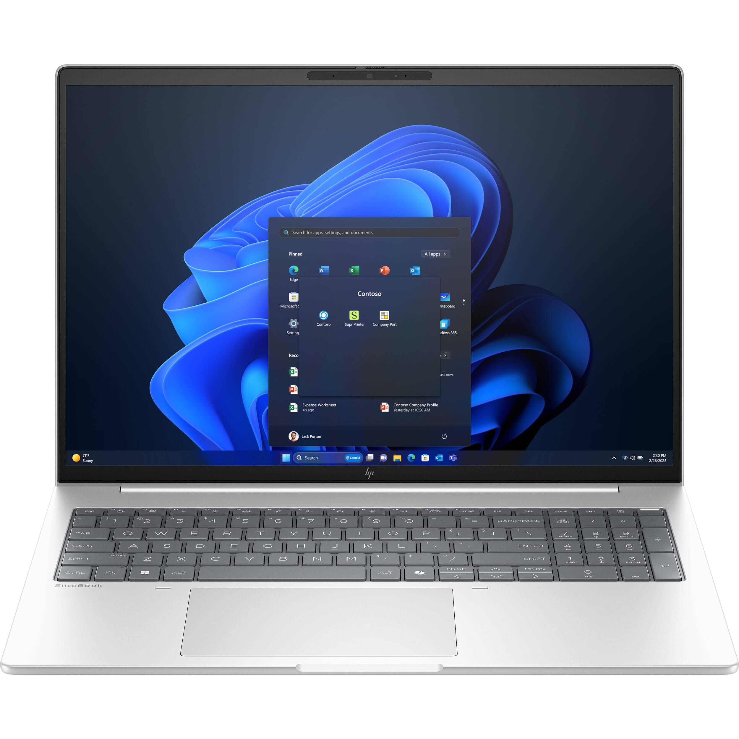 HP EliteBook 8 G1i 16-inch business laptop with Intel U5 226V, 16 GB memory, and 512 GB SSD — view 4