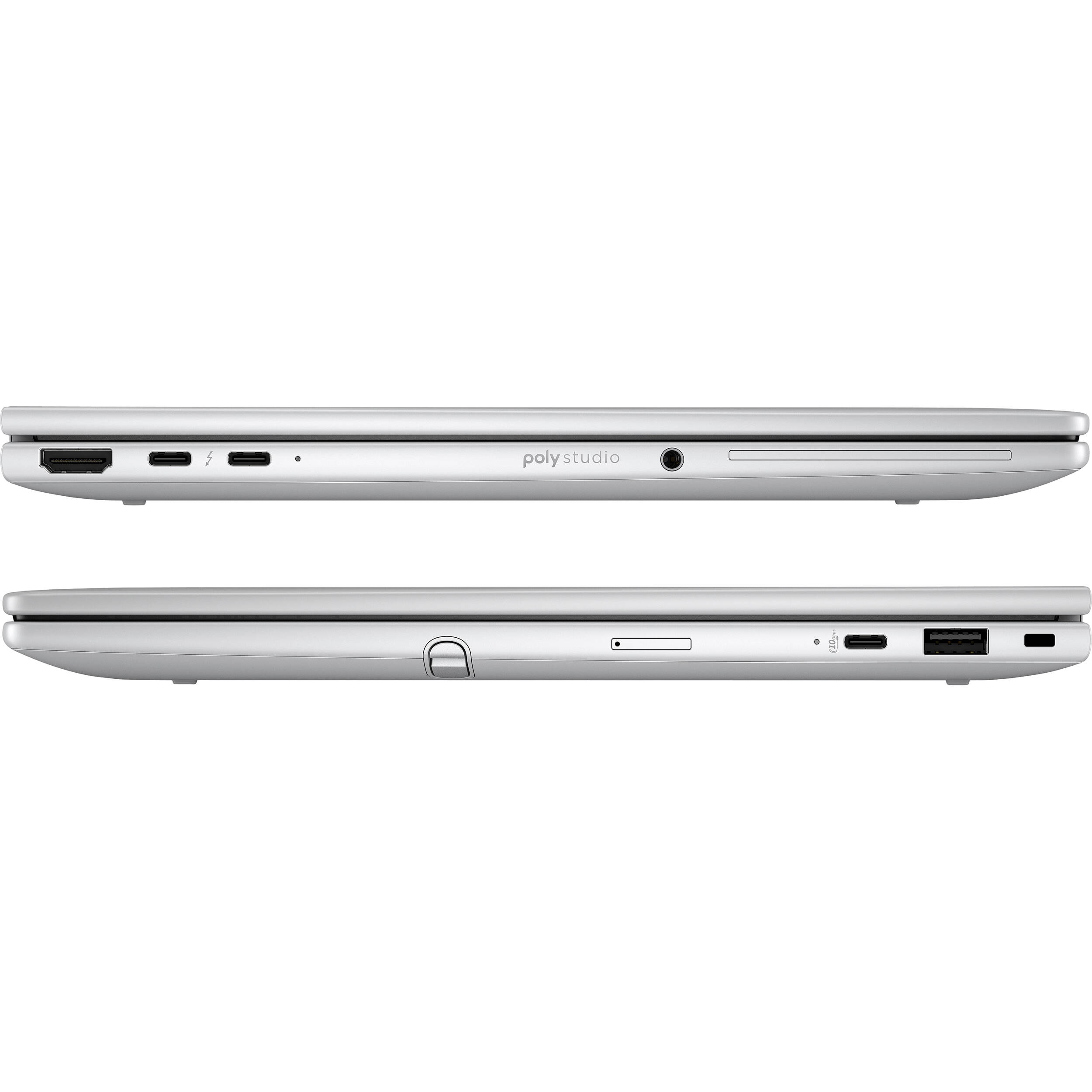 HP EliteBook 8 Flip G1i 13-inch 2-in-1 laptop with touchscreen, silver business chassis, and convertible hinge — view 5