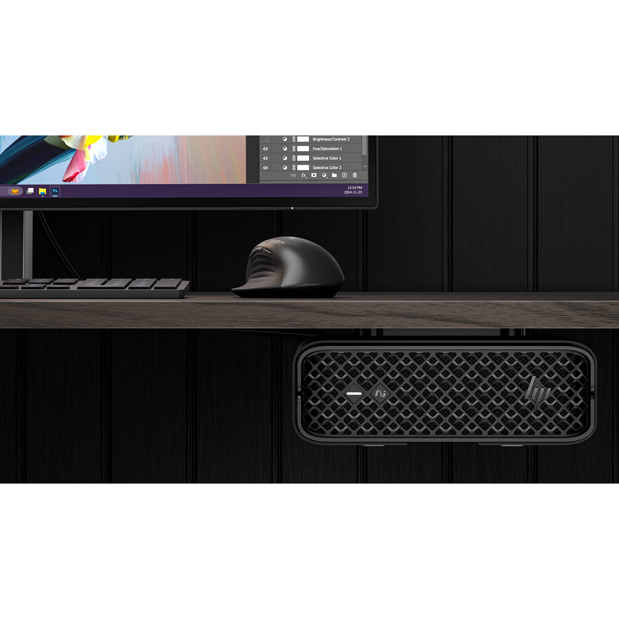 HP Z2 G1i Mini workstation with Intel Core Ultra 5, 32 GB memory, 1 TB SSD, and NVIDIA RTX A400 graphics — view 11